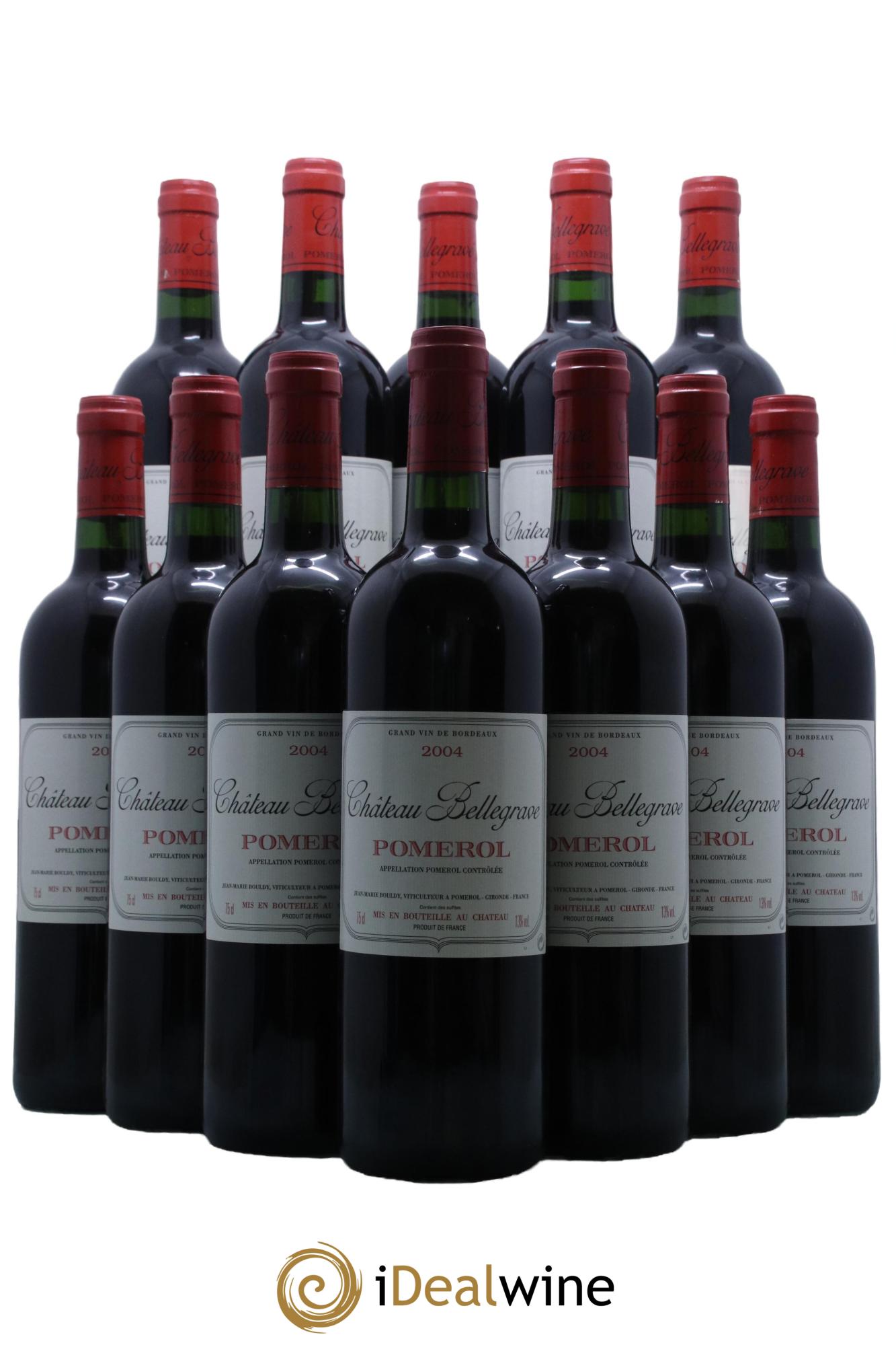 Château Bellegrave  2004 - Lot de 12 bouteilles - 0