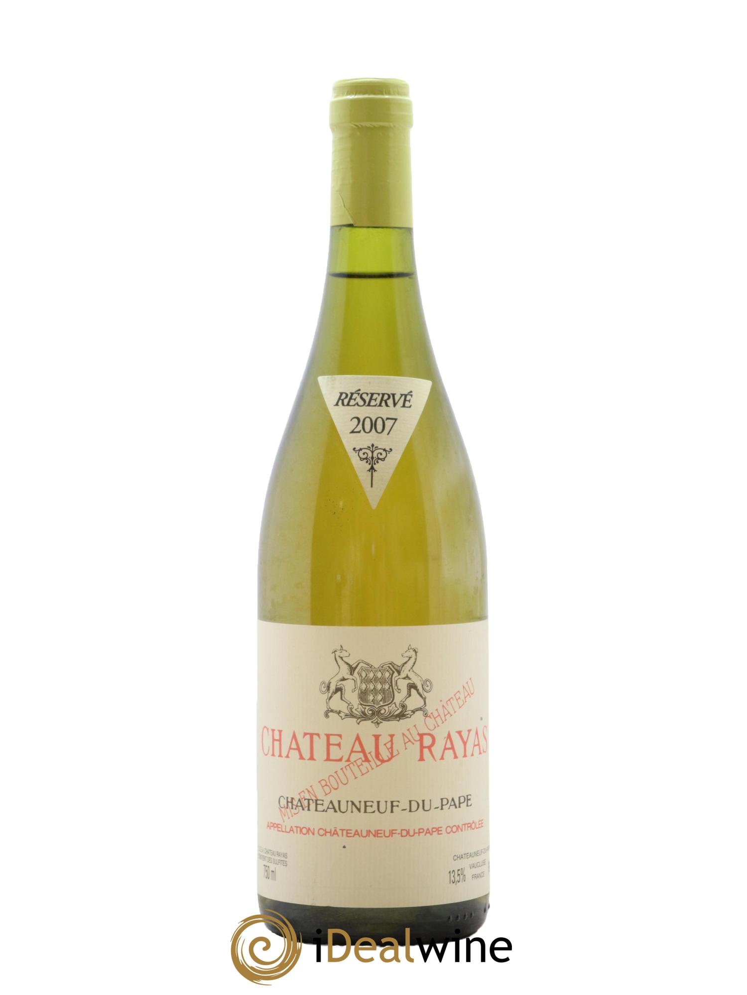 Châteauneuf-du-Pape Château Rayas Emmanuel Reynaud 2007 - Lot de 1 bouteille - 0