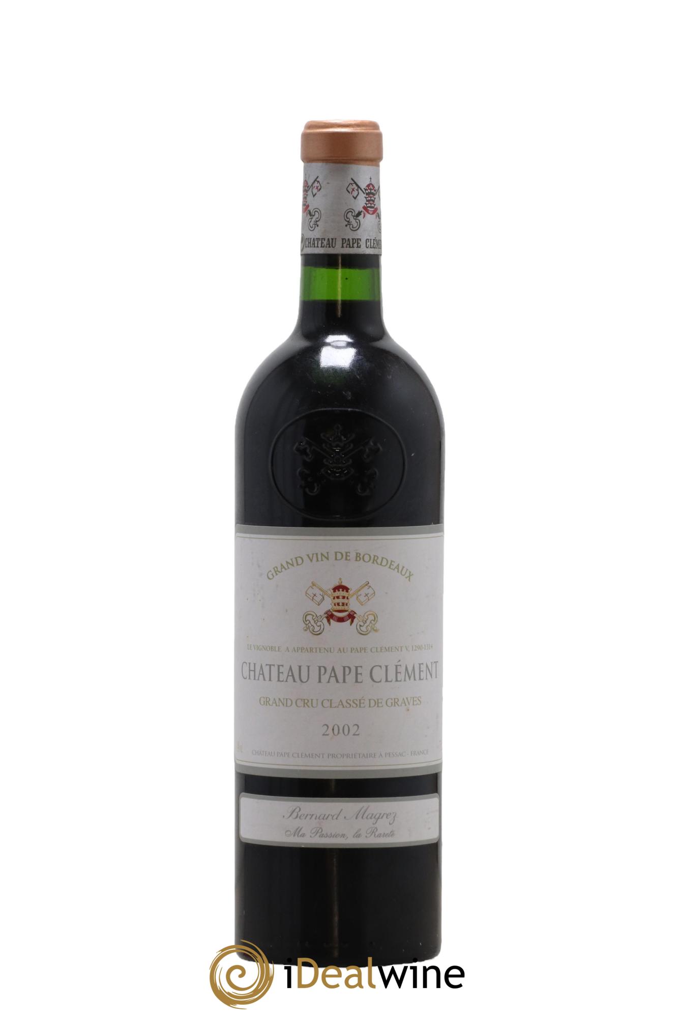 Château Pape Clément Cru Classé de Graves 2002 - Lot de 1 bouteille - 0