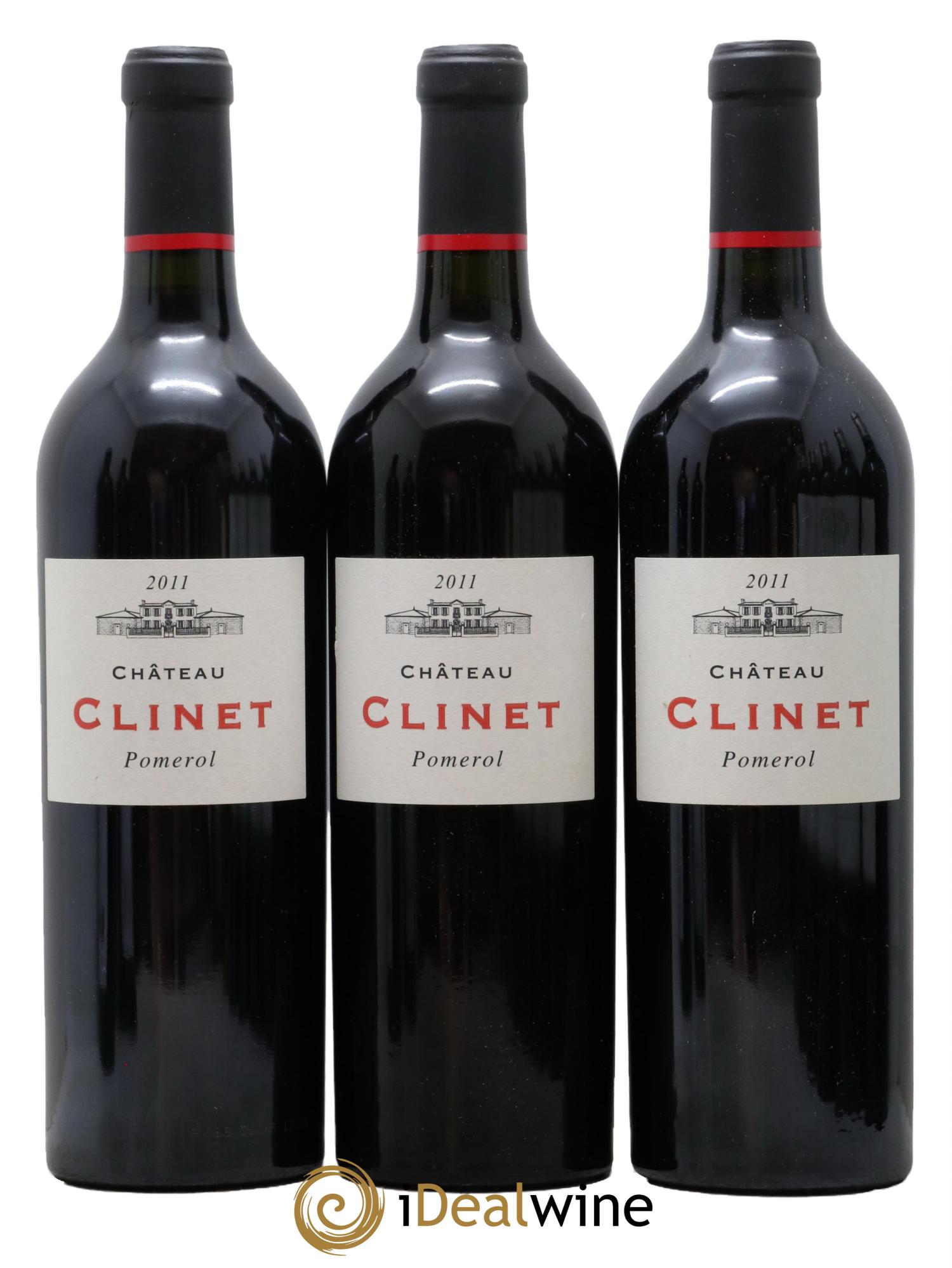 Château Clinet 2011 - Lotto di 3 bottiglie - 0