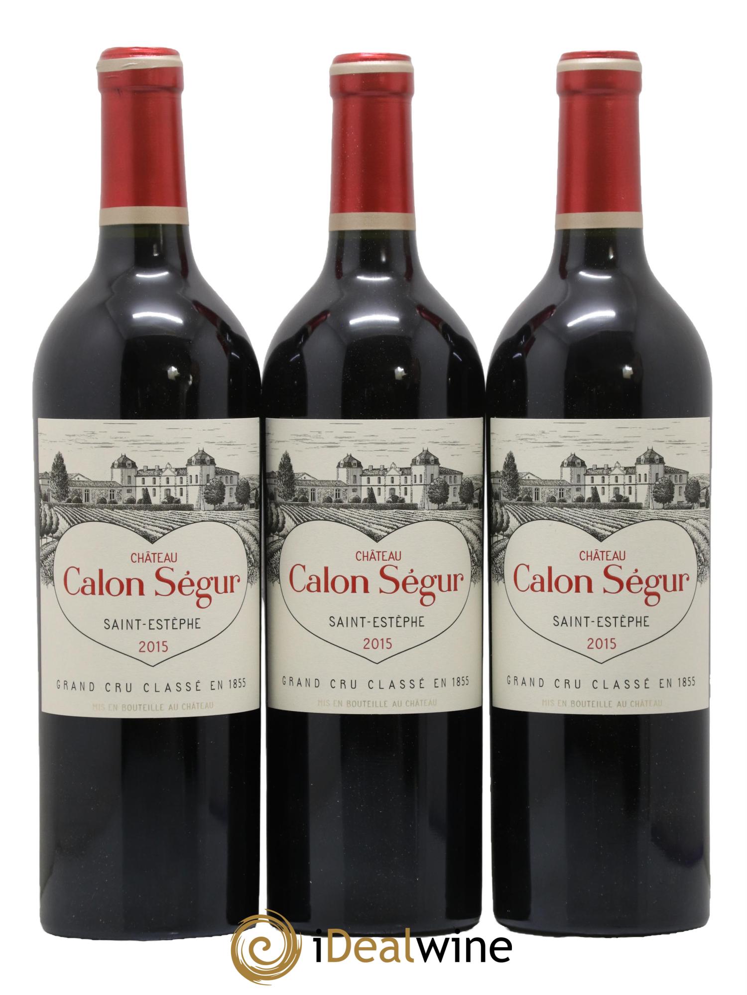 Château Calon Ségur 3ème Grand Cru Classé 2015 - Posten von 6 Flaschen - 1