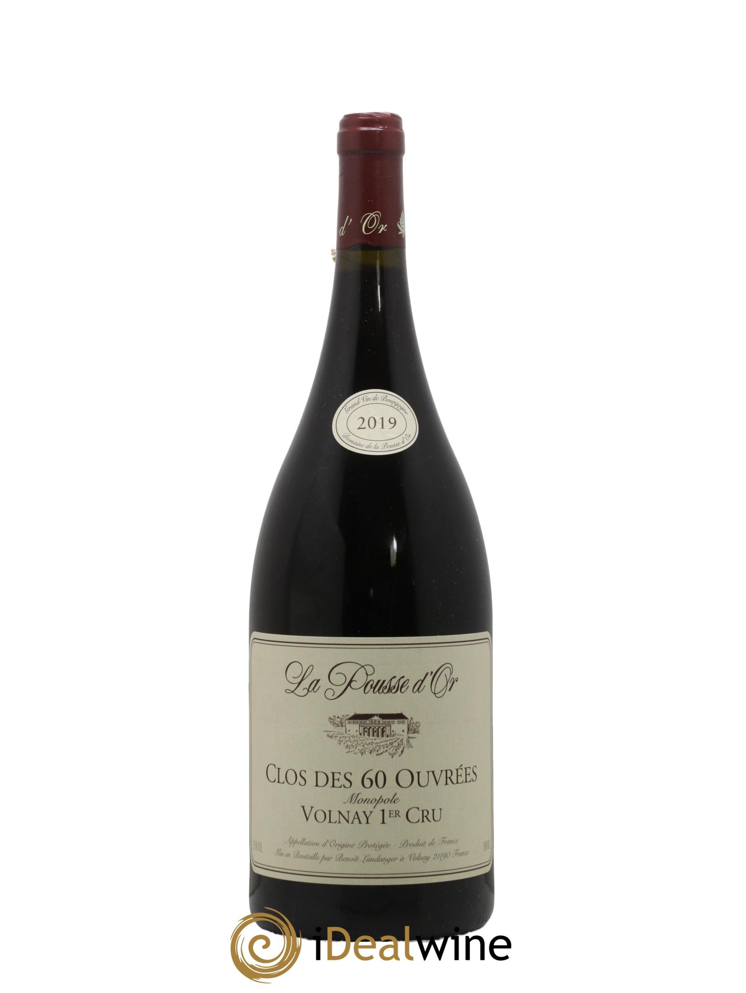 Volnay 1er Cru Clos des 60 ouvrées La Pousse d'Or (Domaine de) 2019 - Lot de 1 magnum - 0