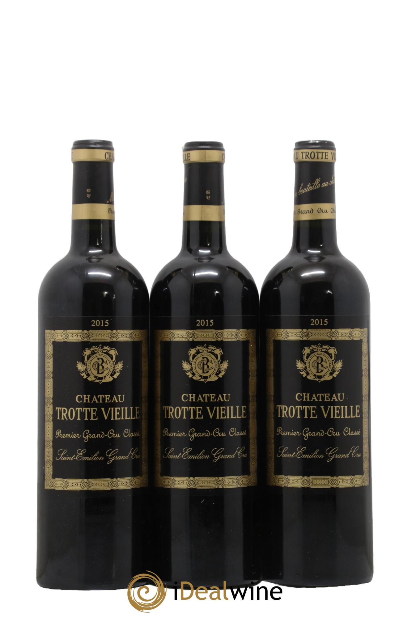 Château Trotte Vieille 1er Grand Cru Classé B 2015 - Lotto di 6 bottiglie - 1