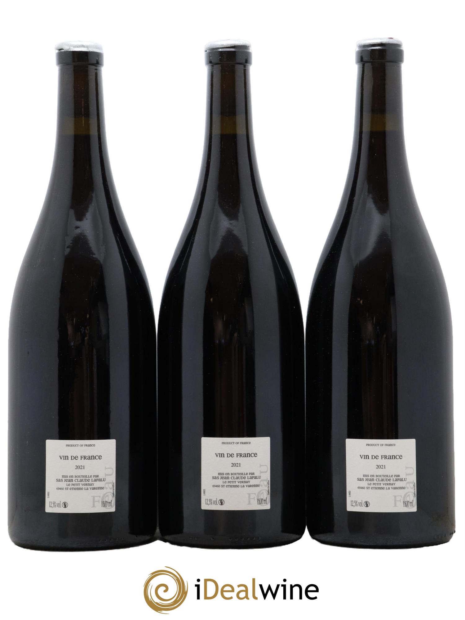 Vin de France Eaux Fortes Domaine Jean-Claude Lapalu 2021 - Lot of 3 magnums - 1