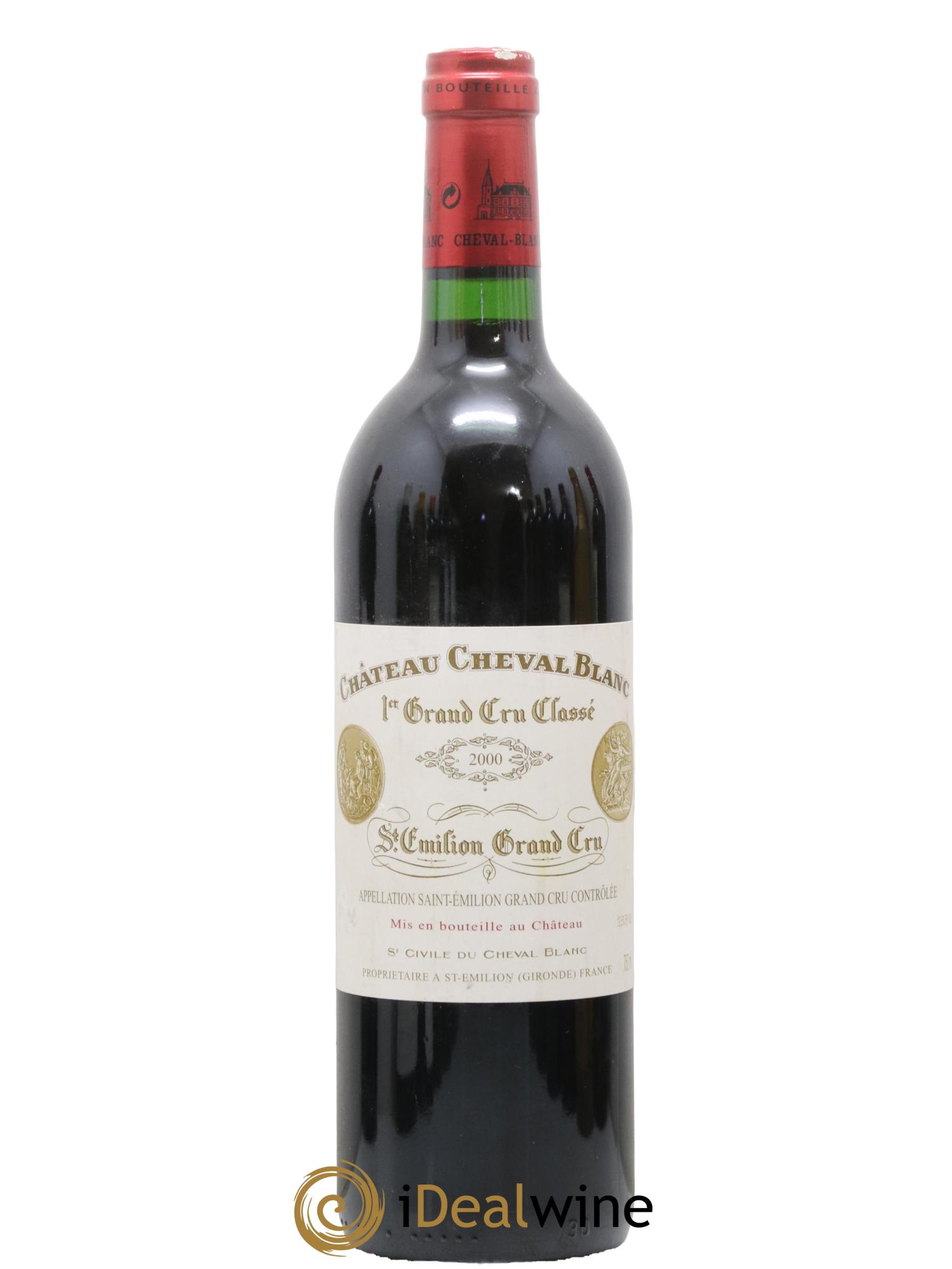 Château Cheval Blanc 1er Grand Cru Classé A 2000 - Lot de 1 bouteille - 0