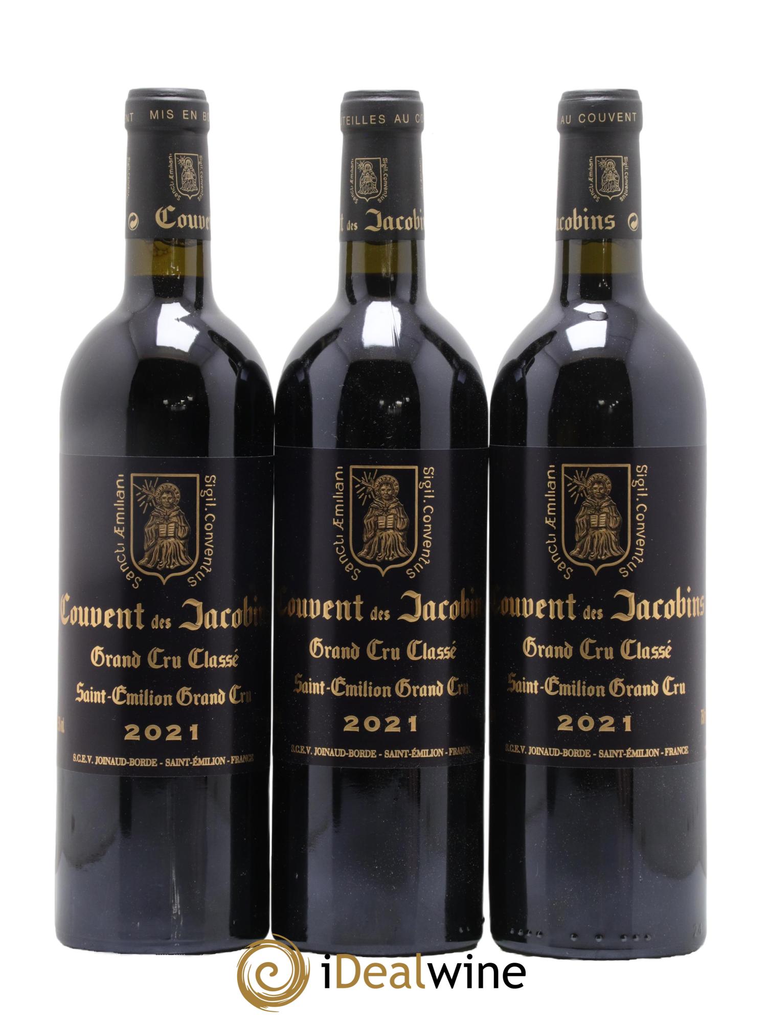 Château Couvent des Jacobins Grand Cru Classé 2021 - Lot de 12 bouteilles - 3