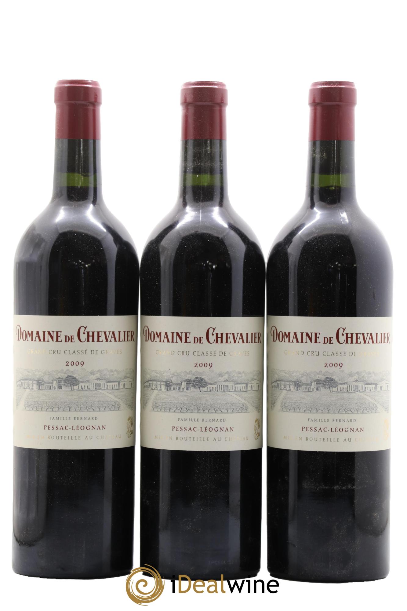 Domaine de Chevalier Cru Classé de Graves 2009 - Lot de 3 bouteilles - 0