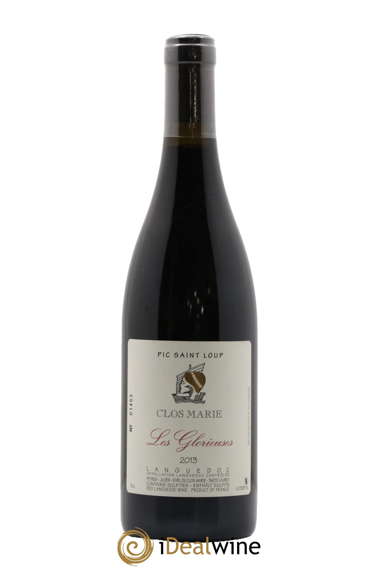 Coteaux du Languedoc Pic Saint-Loup Clos Marie Les Glorieuses Christophe Peyrus et Françoise Julien 2013 - Posten von 1 Flasche - 0