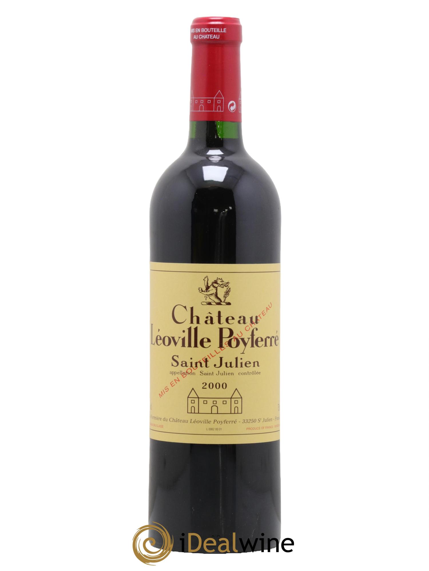 Château Léoville Poyferré 2ème Grand Cru Classé 2000 - Lotto di 1 bottiglia - 0