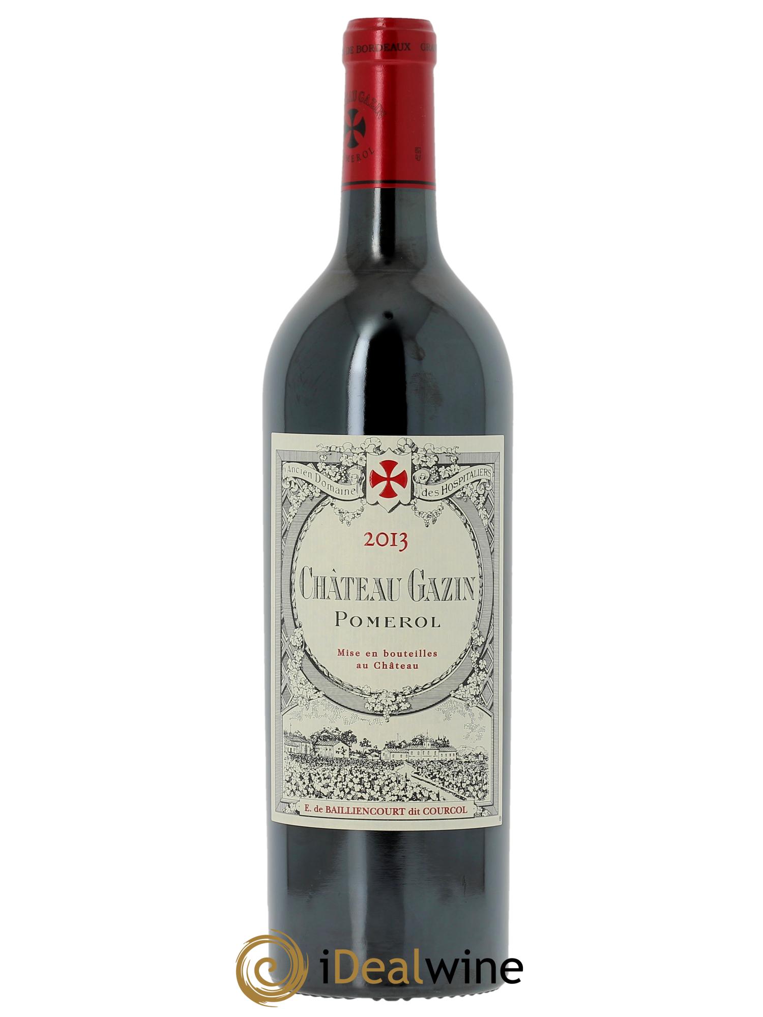 Château Gazin (CBO a partir de 12 bts) 2013 - Lot de 1 bouteille - 0