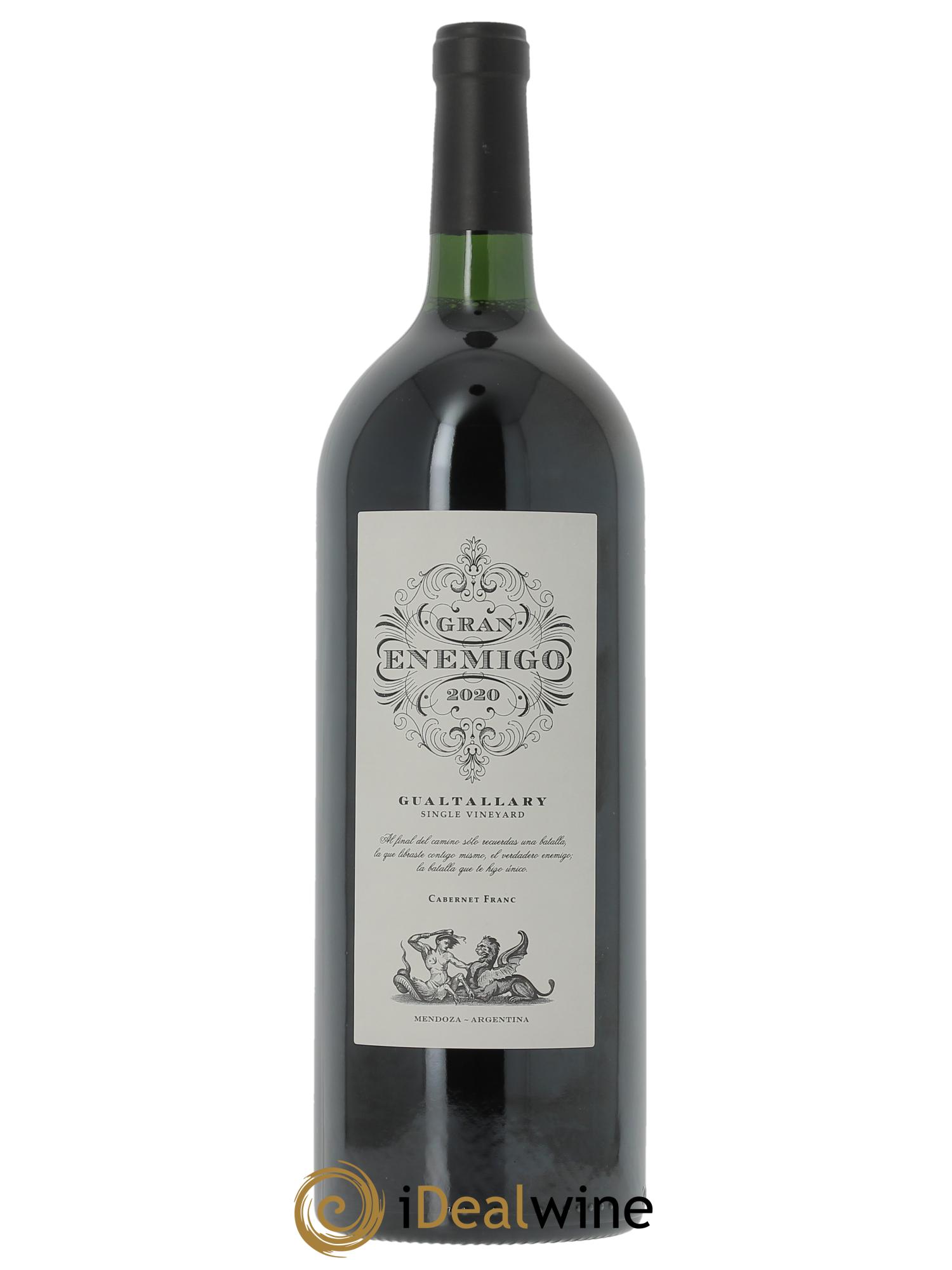 Mendoza Gran Enemigo Gualtallary Single Vineyard El Enemigo (Original-holzkiste ab 1 mg) 2020 - Posten von 1 Magnum - 1