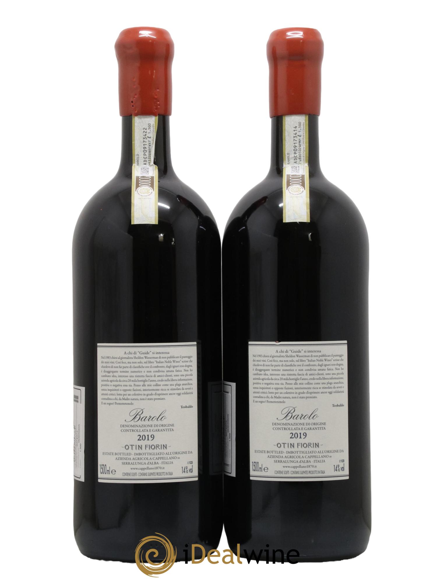 Barolo Pie Franco Cappellano 2019 - Lot of 2 magnums - 1