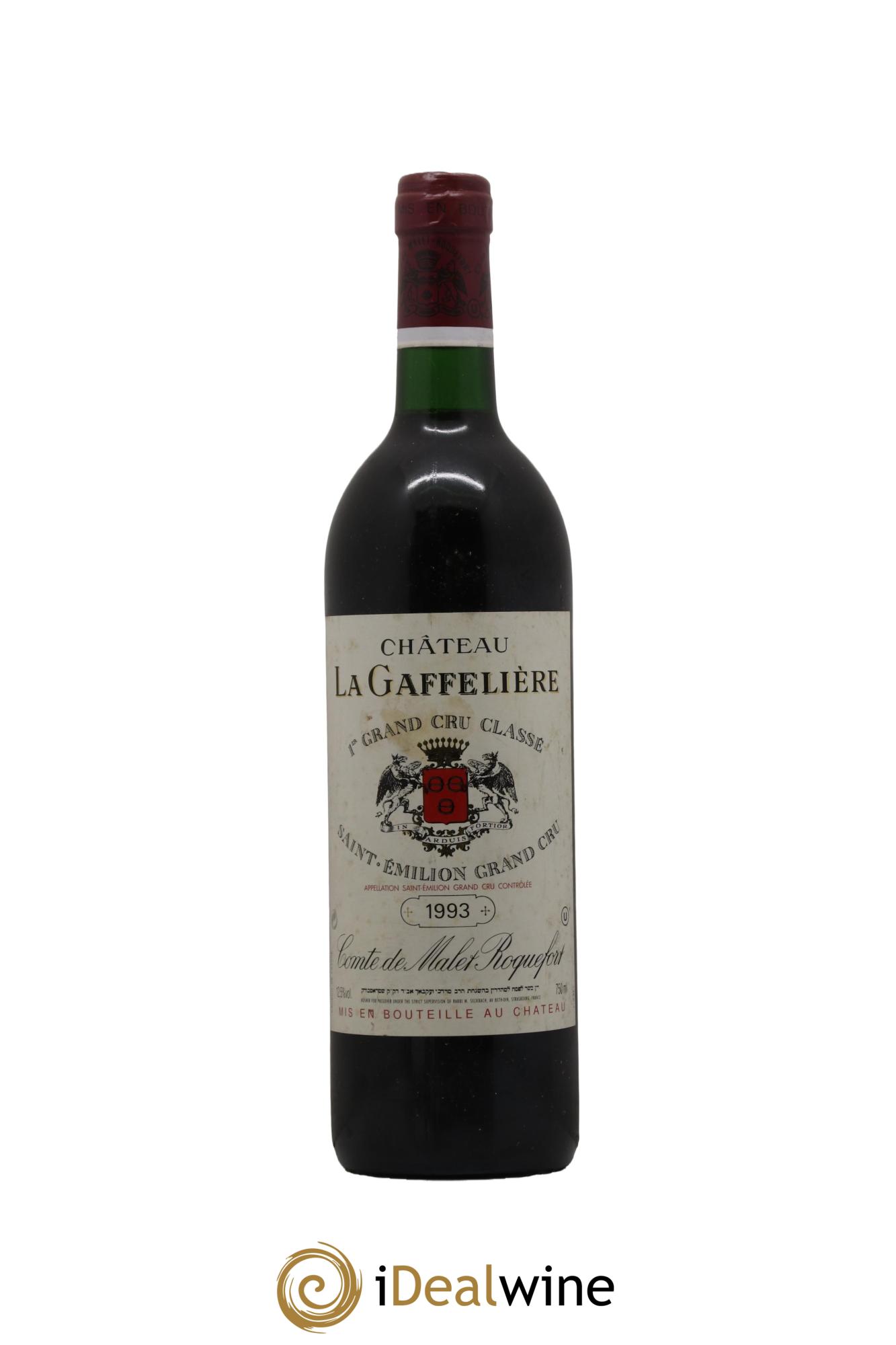 Château la Gaffelière 1er Grand Cru Classé B  1993 - Lotto di 1 bottiglia - 0