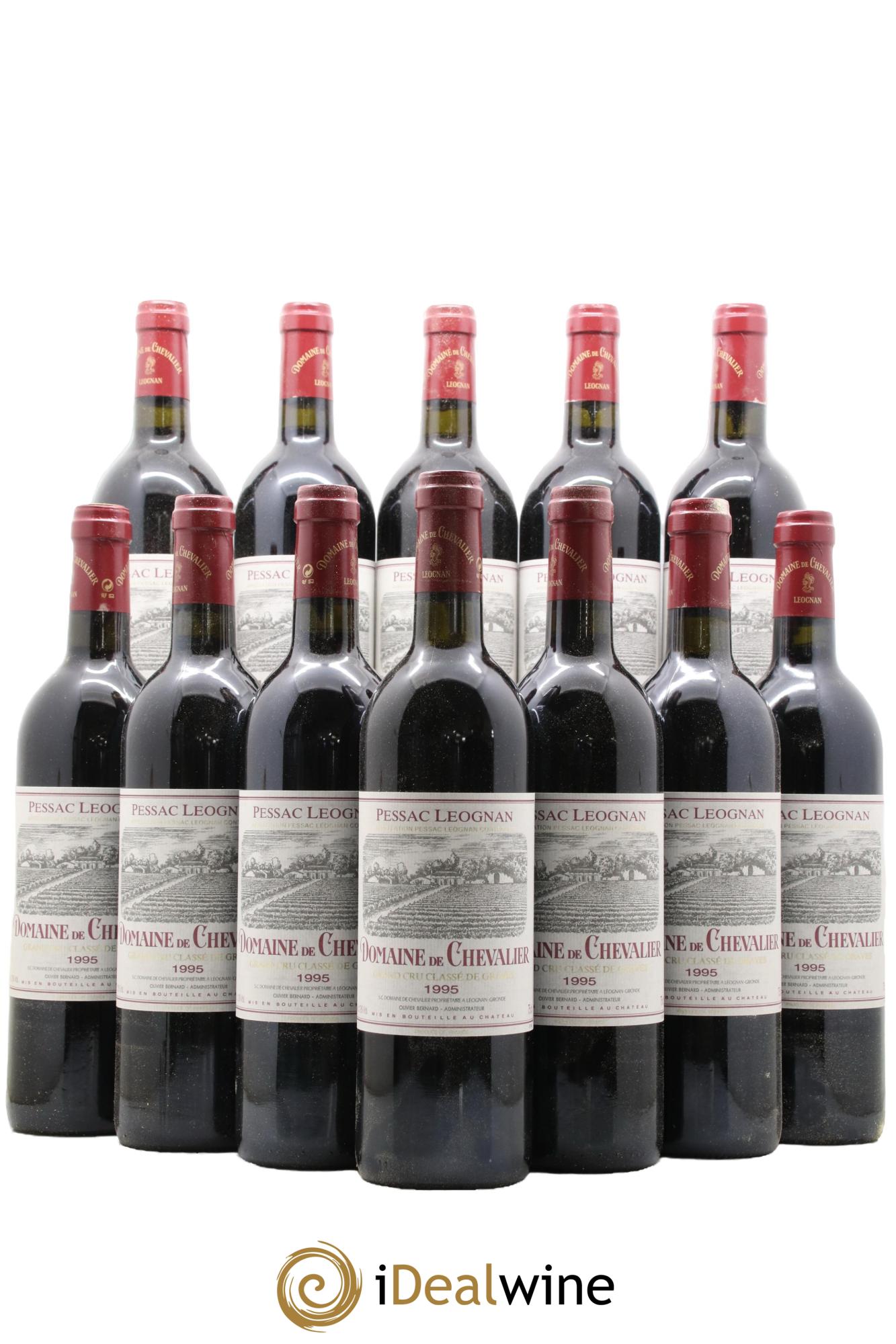 Domaine de Chevalier Cru Classé de Graves 1995 - Lot of 12 bottles - 0