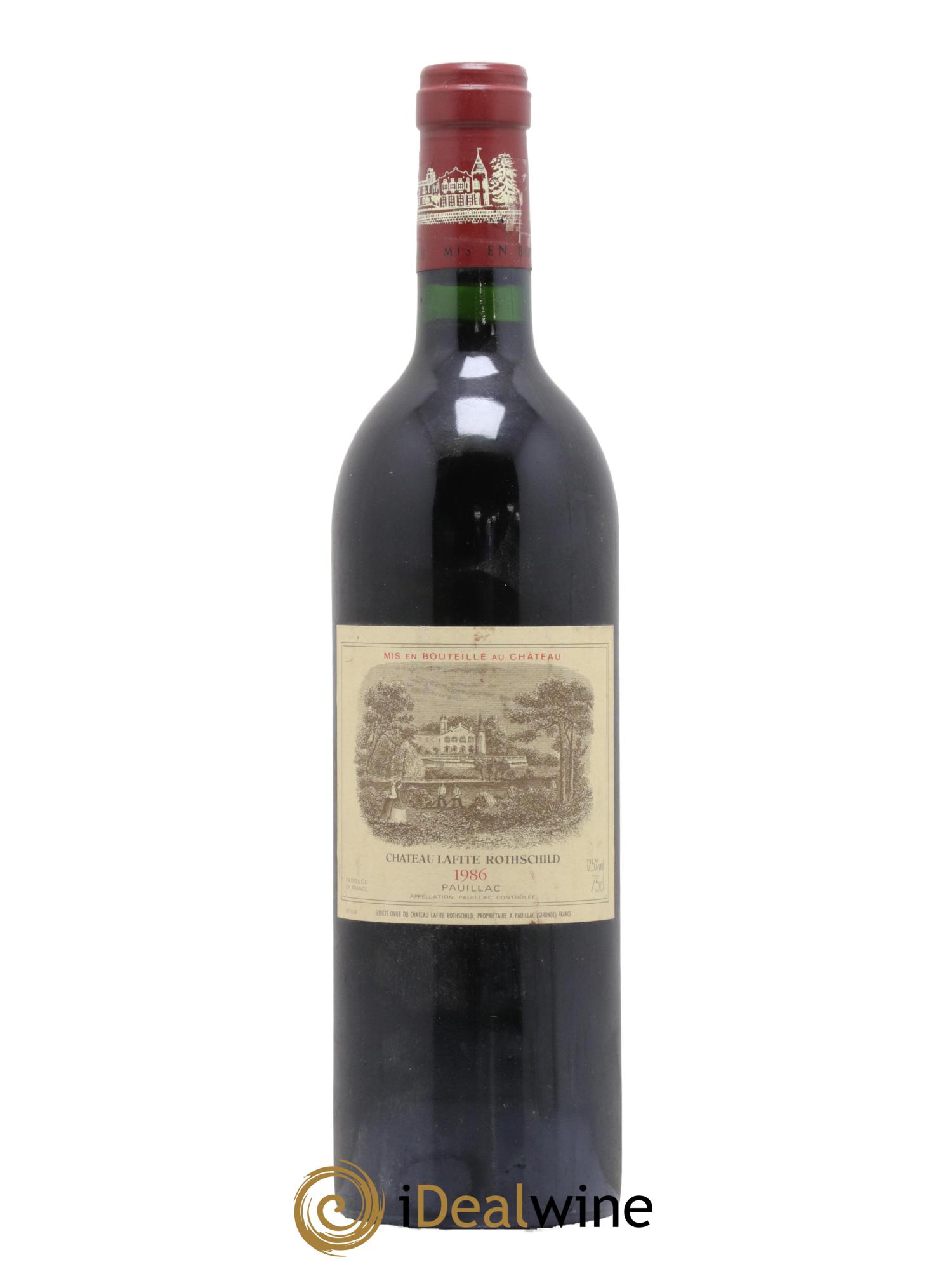 Château Lafite Rothschild 1er Grand Cru Classé 1986 - Posten von 1 Flasche - 0