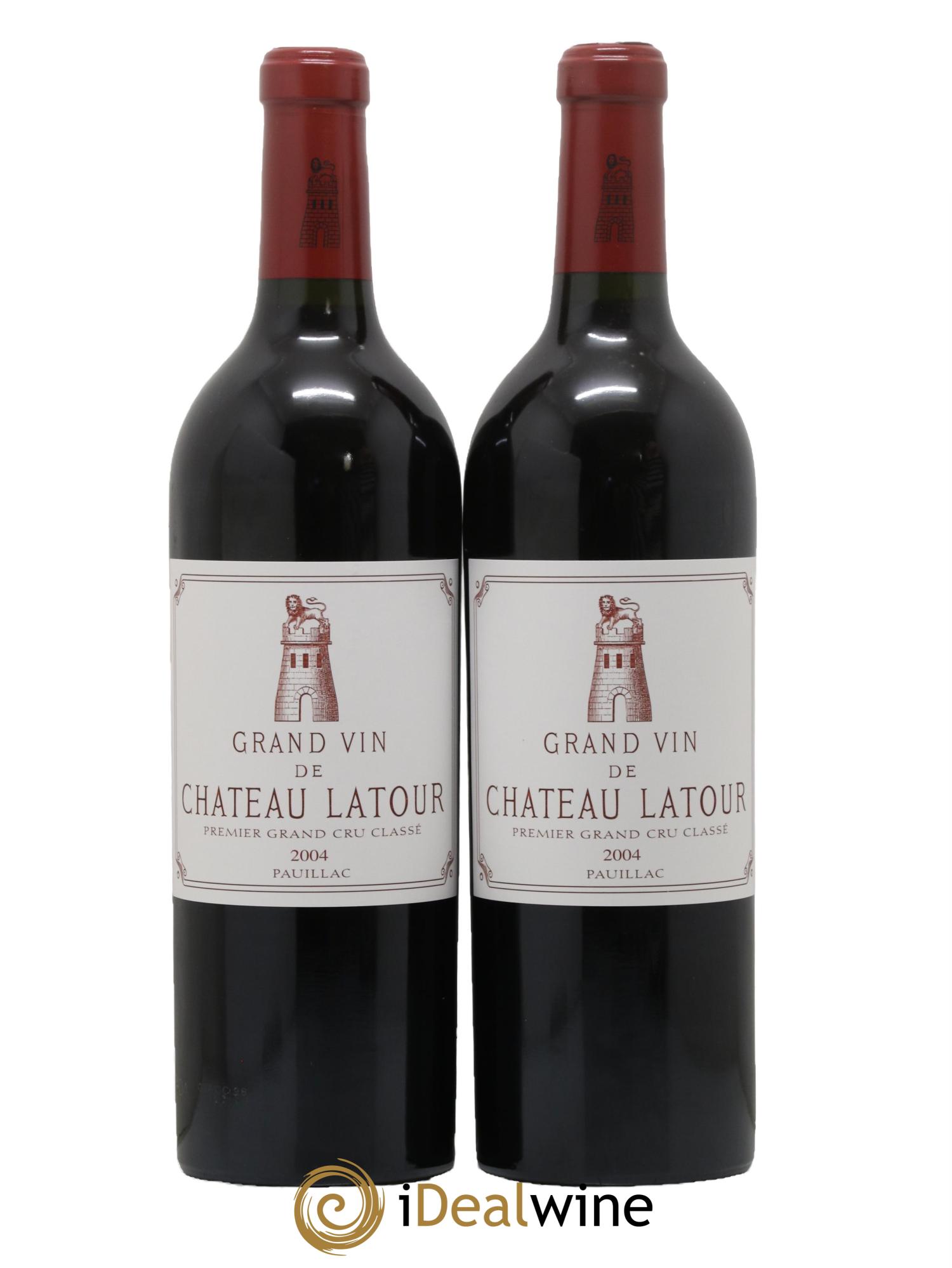 Château Latour 1er Grand Cru Classé 2004 - Lot de 2 bouteilles - 0