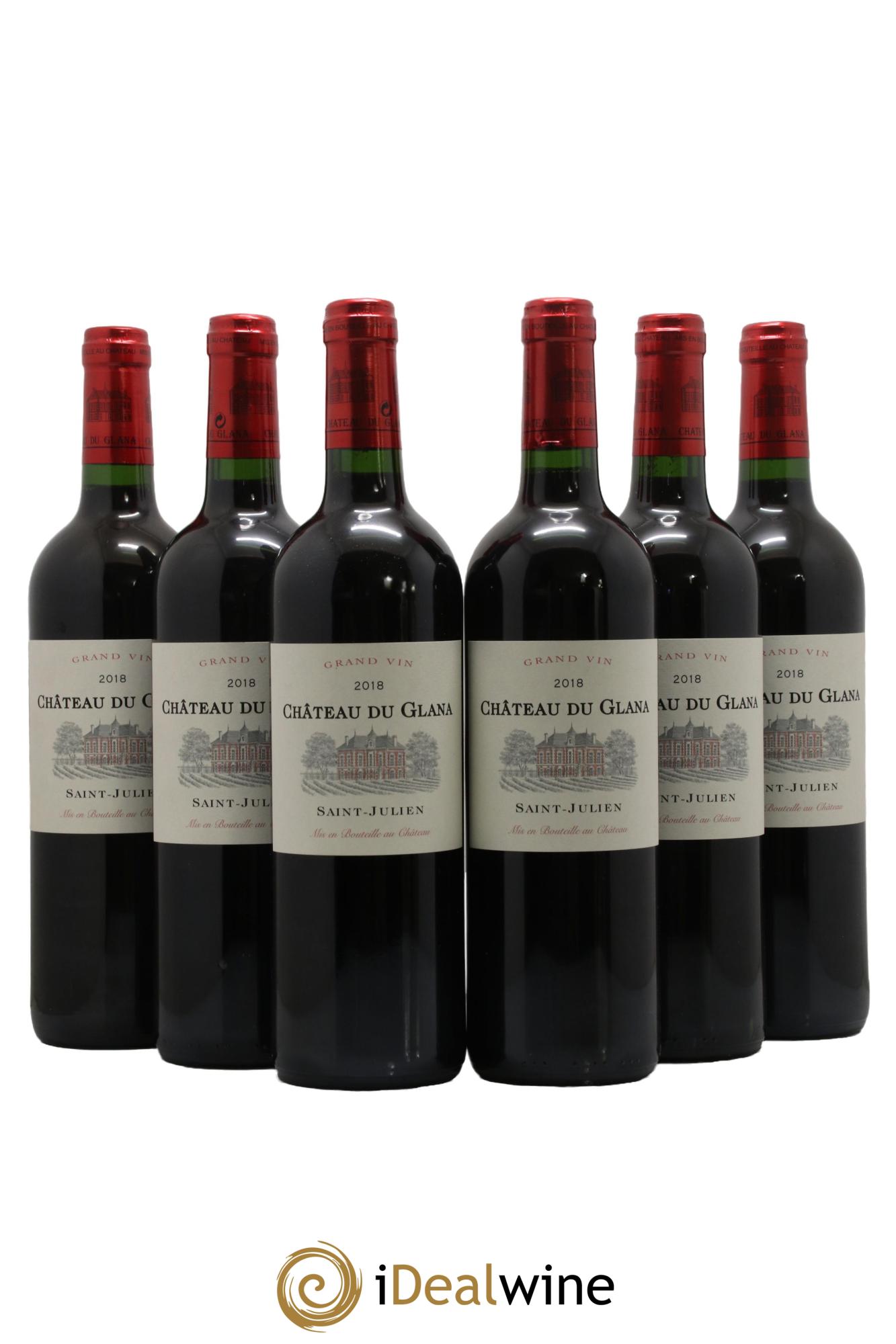 Château du Glana Cru Bourgeois 2018 - Lot de 6 bouteilles - 0