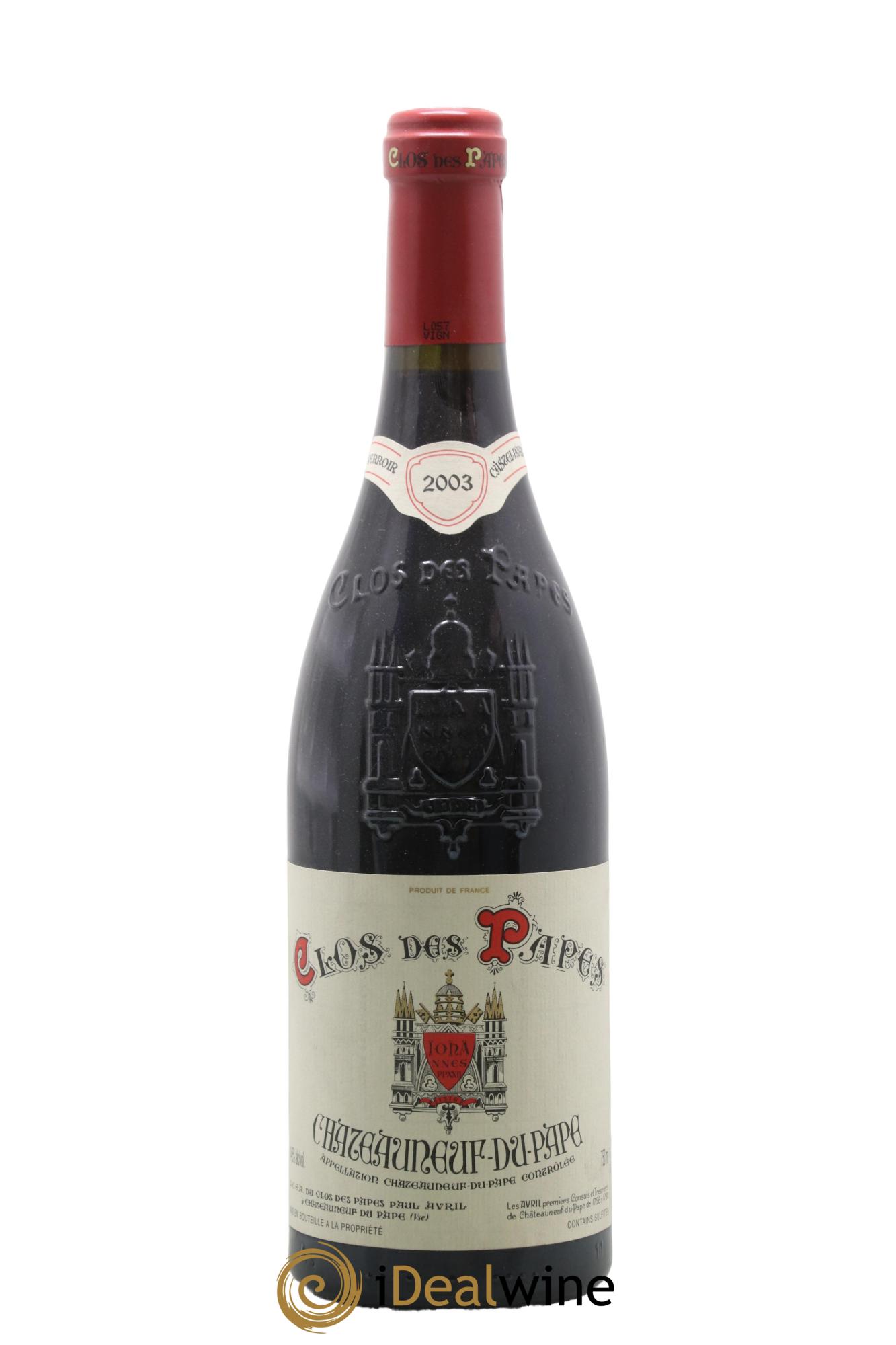 Châteauneuf-du-Pape Clos des Papes - Paul Avril 2003 - Lotto di 1 bottiglia - 0