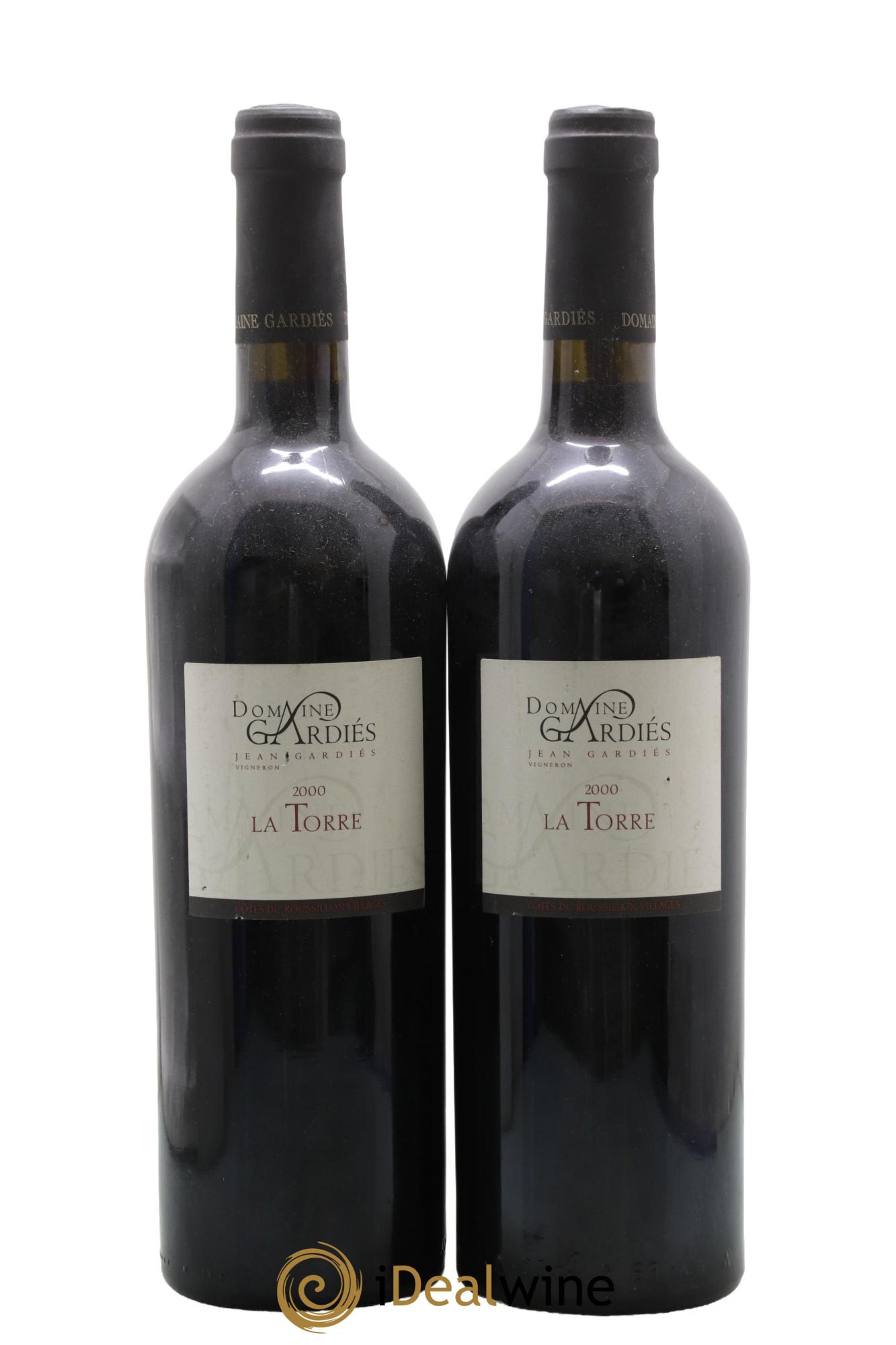 Côtes du Roussillon Gardiés (Domaine) La Torre 2000 - Lotto di 2 bottiglie - 0