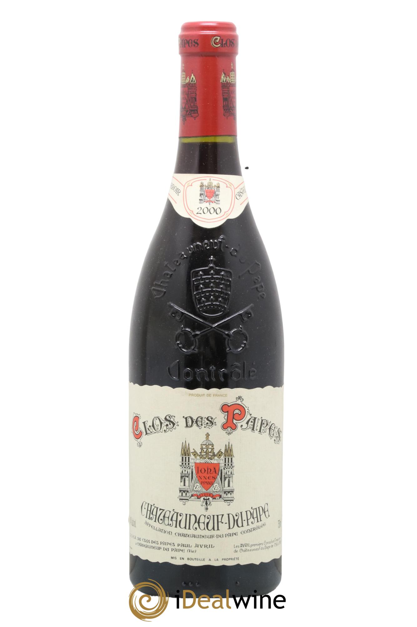 Châteauneuf-du-Pape Clos des Papes - Paul Avril 2000 - Lot of 1 bottle - 0