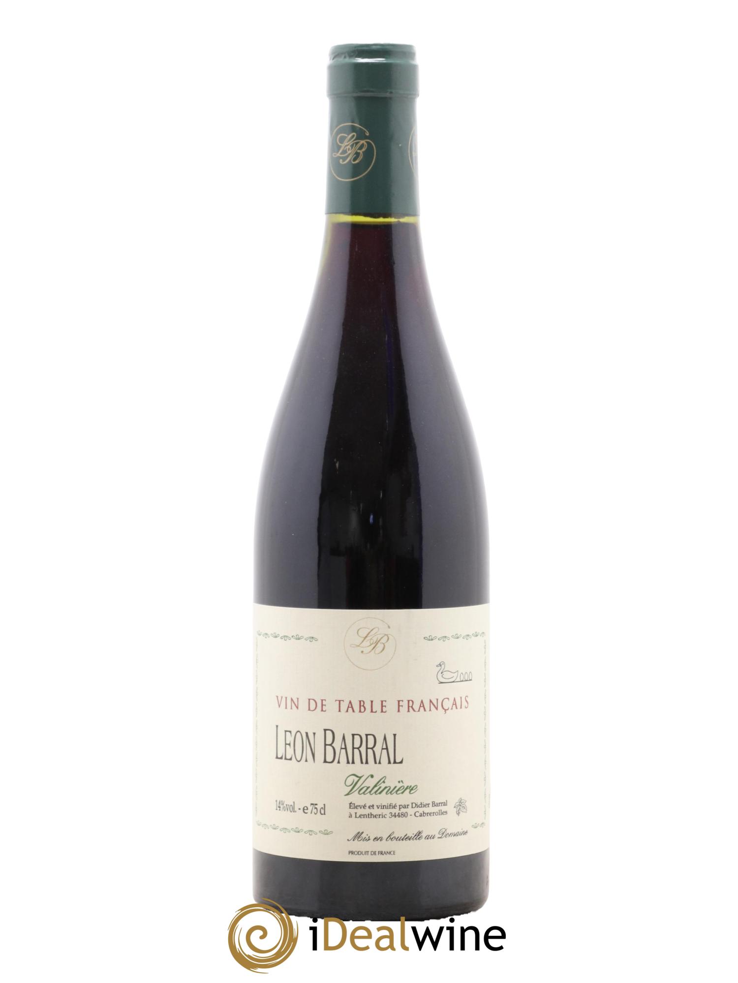 Faugères Valinière Domaine Léon Barral 2000 - Posten von 1 Flasche - 0