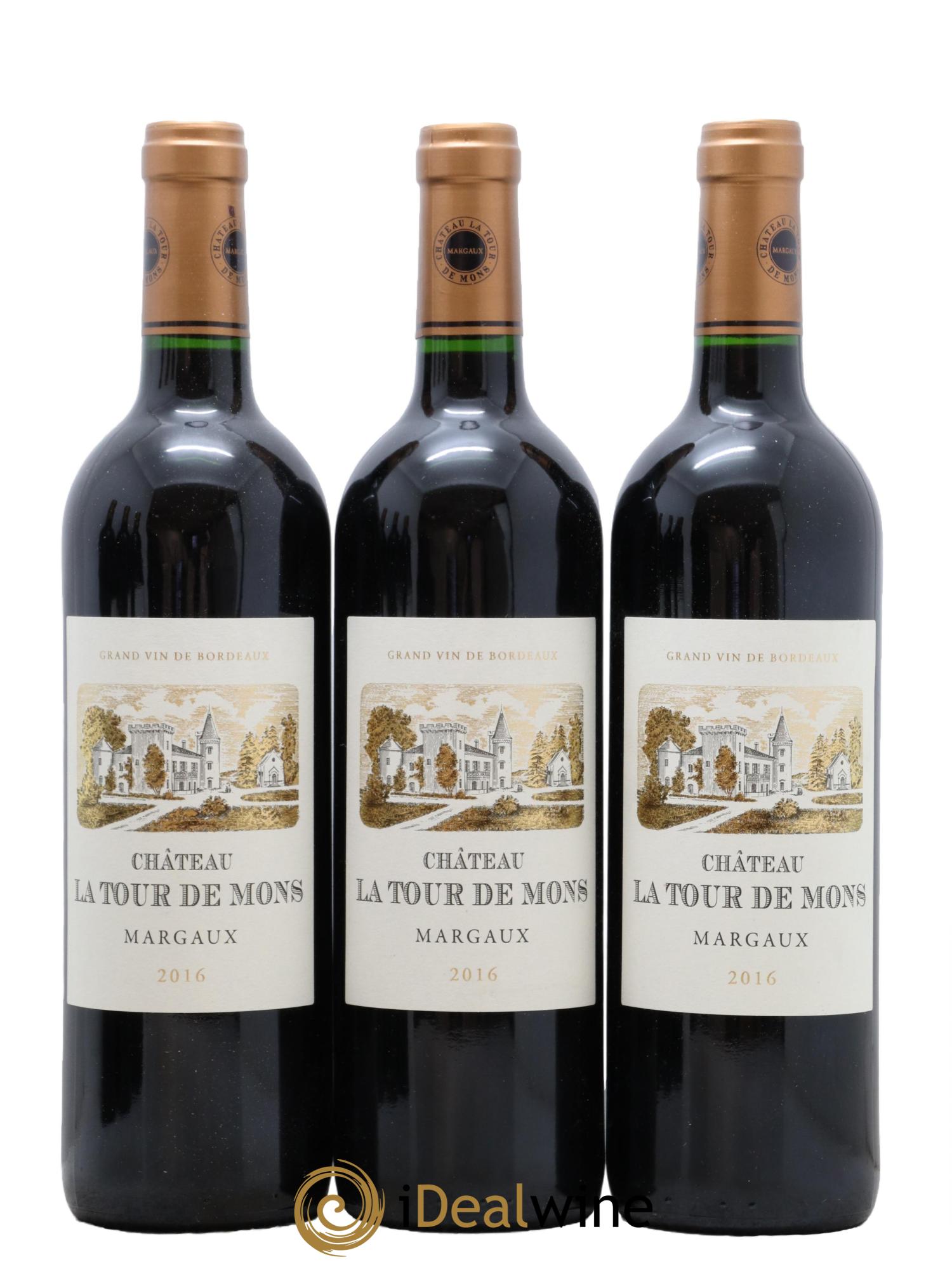 Château la Tour de Mons Cru Bourgeois 2016 - Lotto di 6 bottiglie - 2