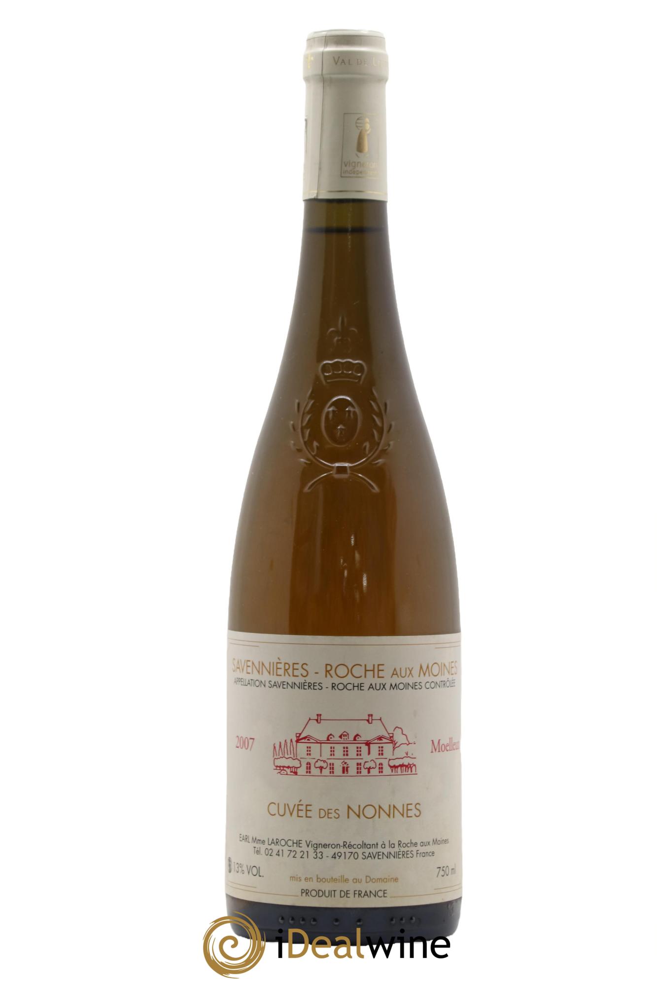 Savennières Roche aux Moines Cuvée des Nonnes Domaine aux Moines 2007 - Lotto di 1 bottiglia - 0