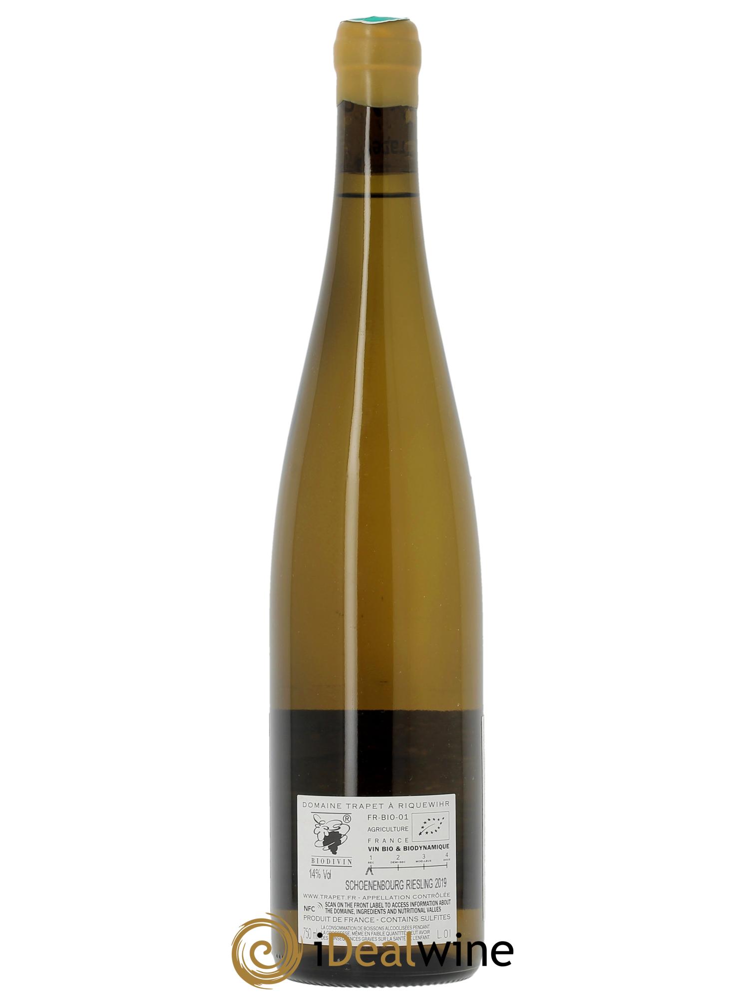 Alsace Riesling Grand Cru Schoenenbourg Domaine Trapet  2019 - Posten von 1 Flasche - 1