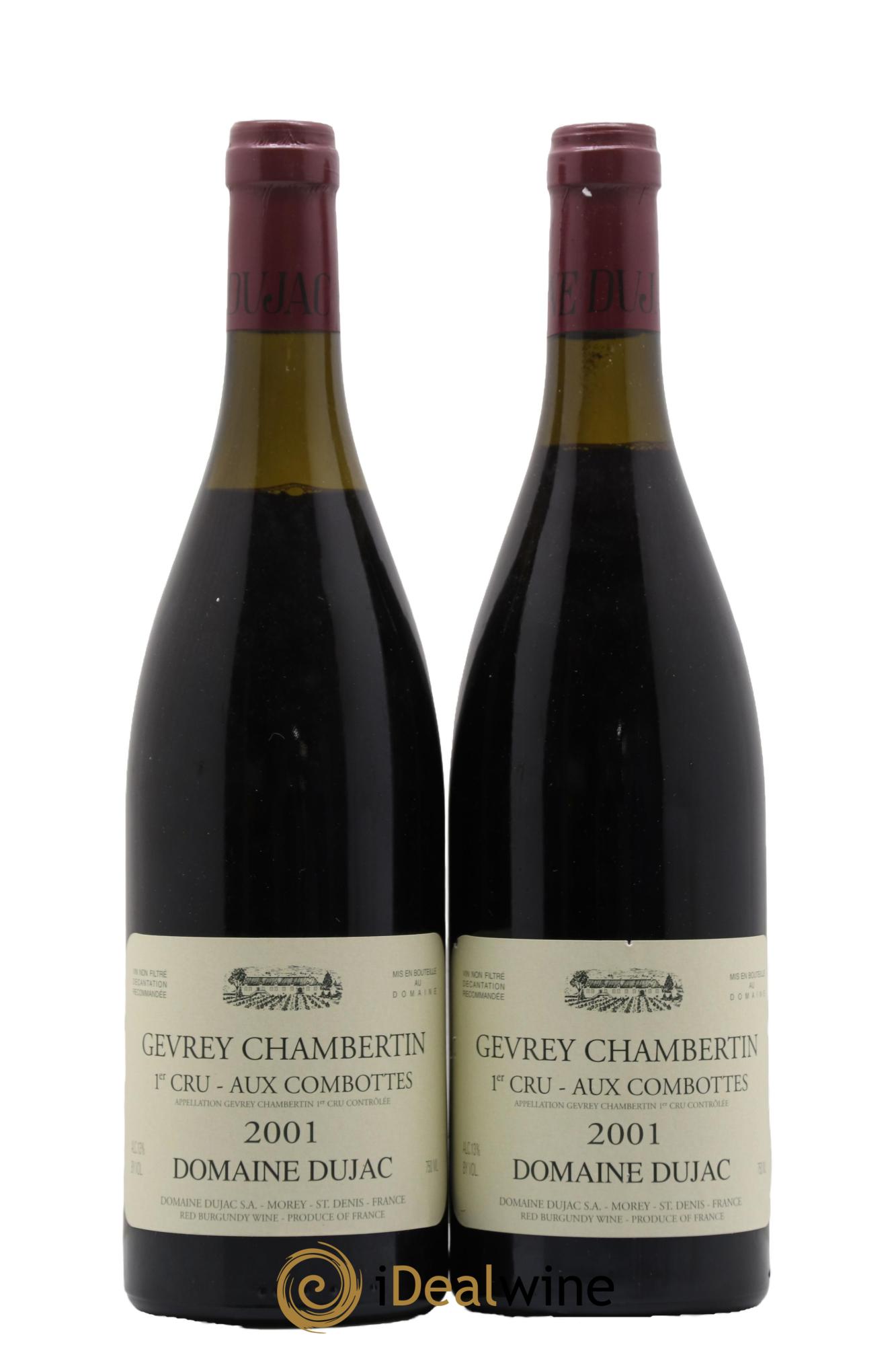 Gevrey-Chambertin 1er Cru Aux Combottes Dujac (Domaine) 2001 - Lot de 2 bouteilles - 0