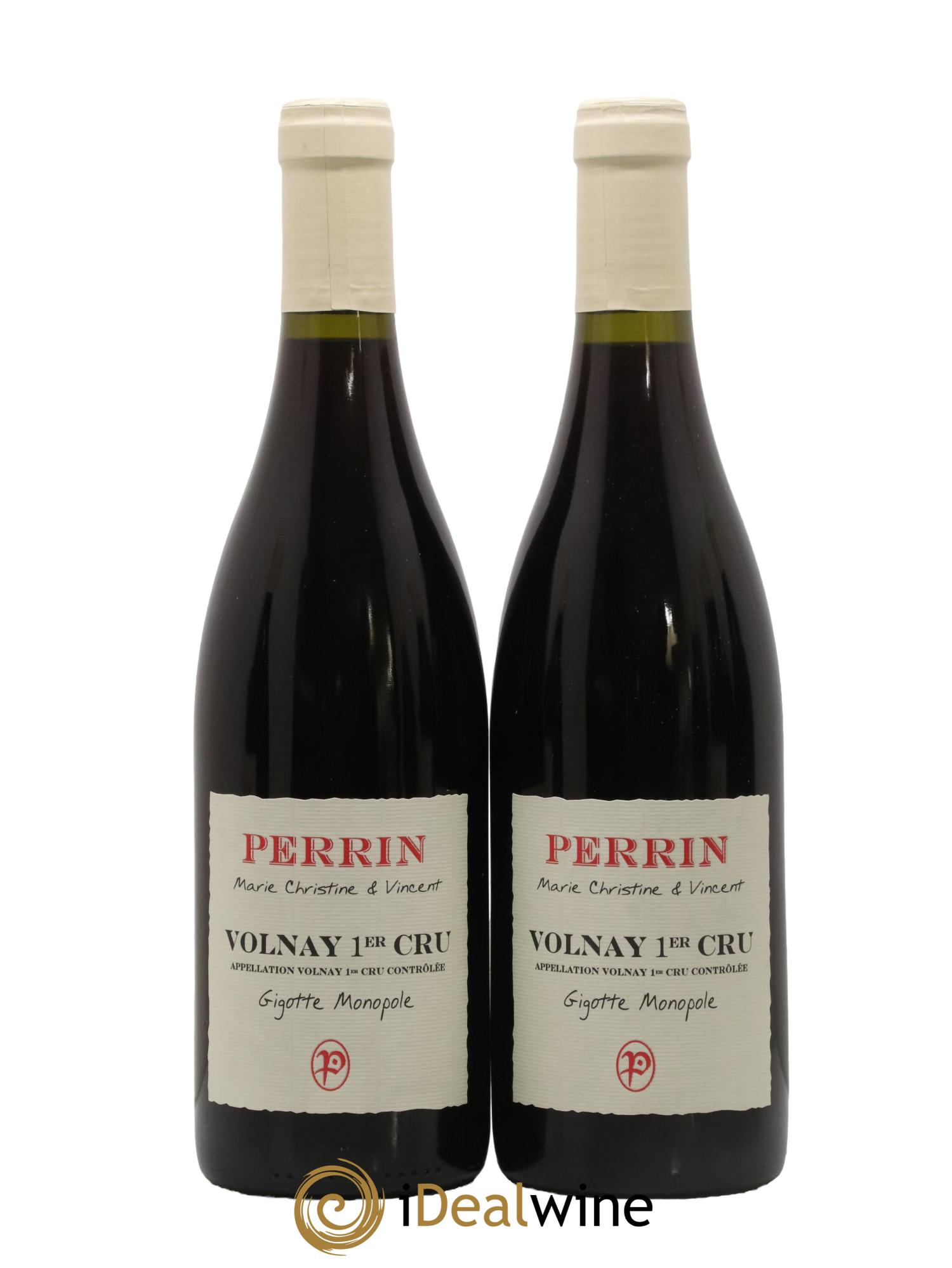 Volnay 1er Cru La Gigotte Domaine Perrin 2012 - Lot of 2 bottles - 0