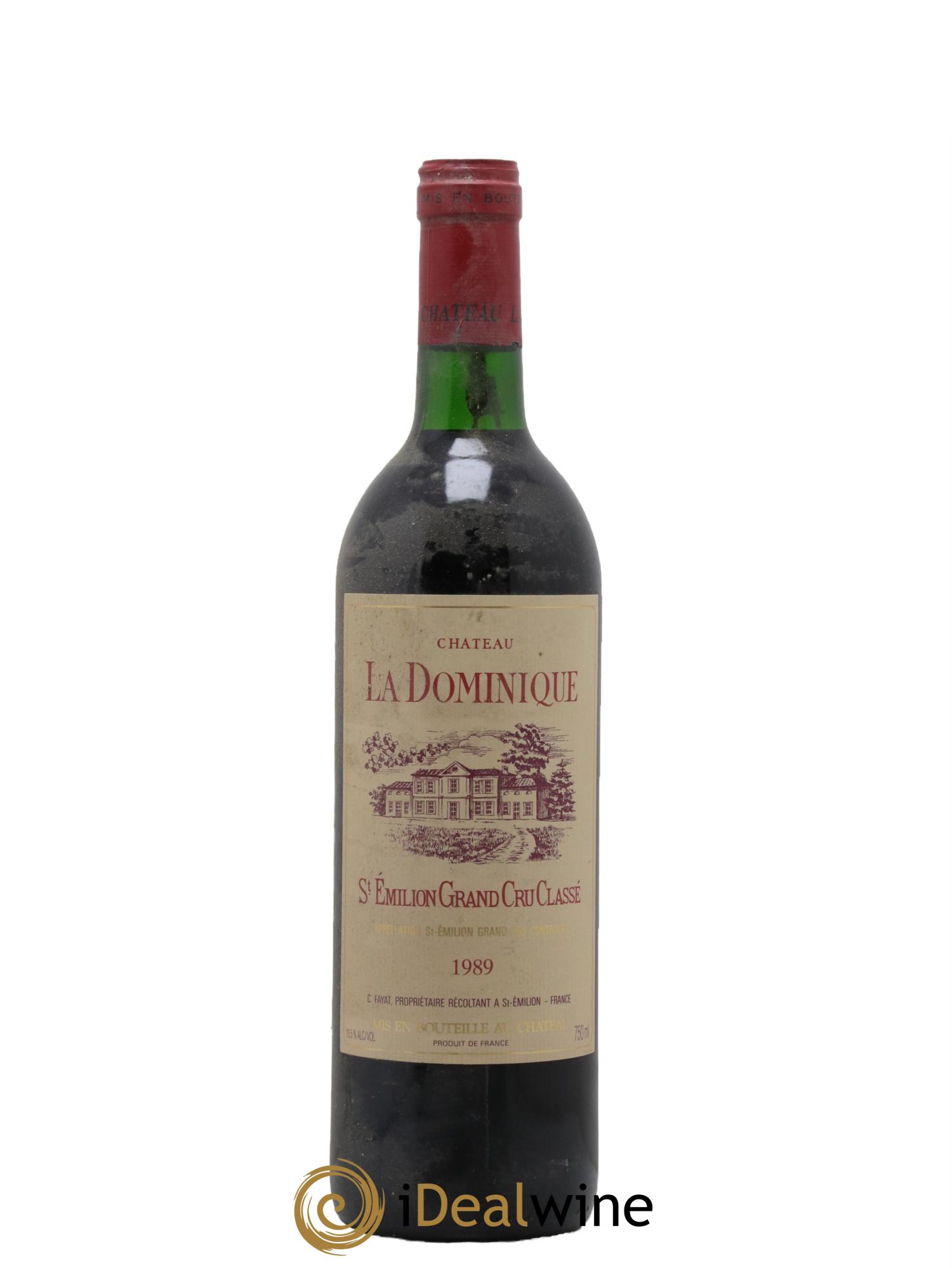 Château la Dominique Grand Cru Classé 1989 - Lotto di 1 bottiglia - 0