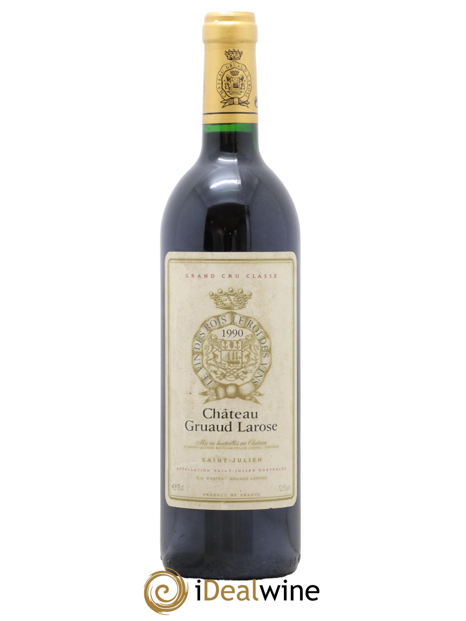 Château Gruaud Larose 2ème Grand Cru Classé 1990 - Lot de 1 bouteille - 0