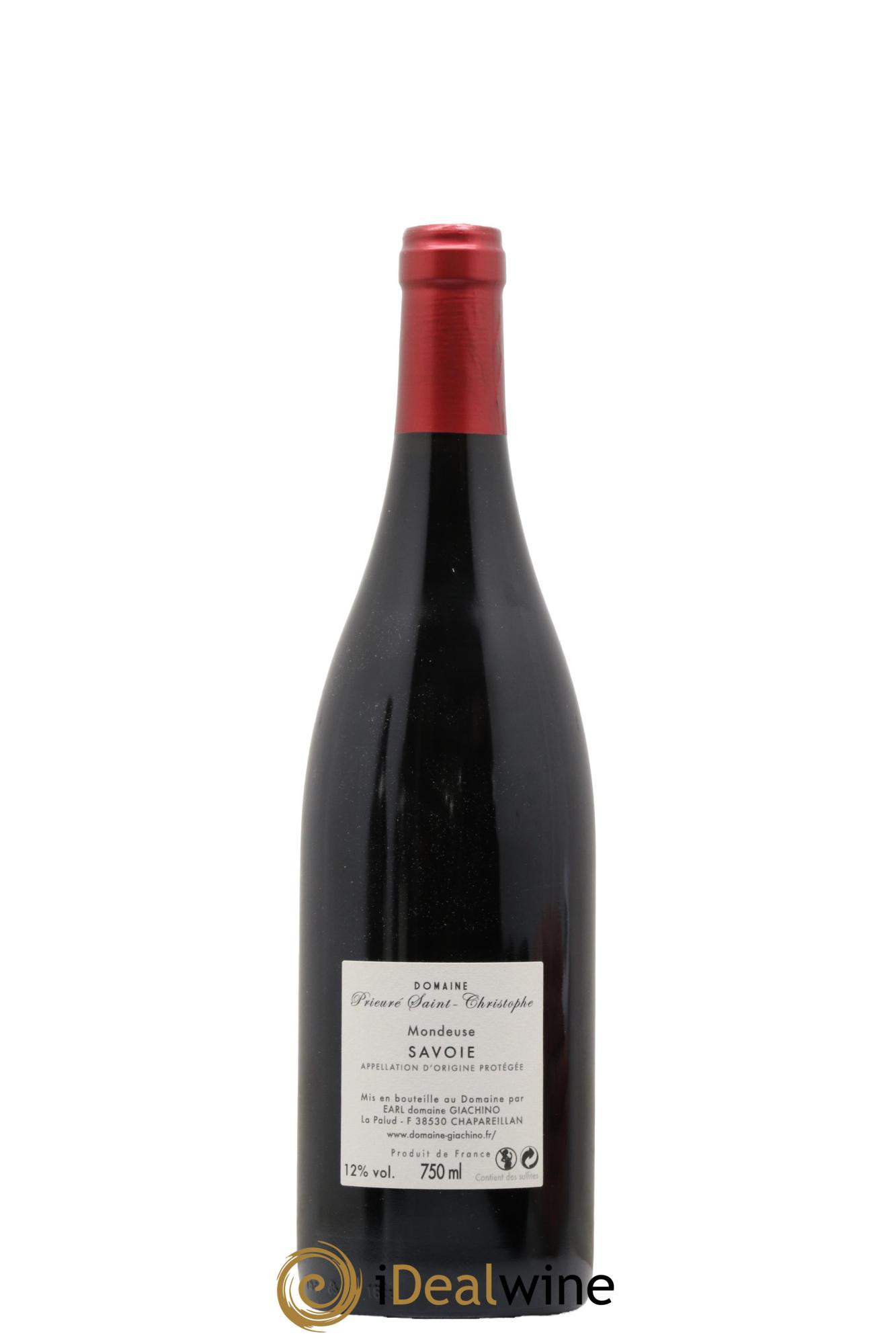 Vin de Savoie Mondeuse Tradition Prieuré Saint Christophe (Domaine) 2015 - Lotto di 1 bottiglia - 1