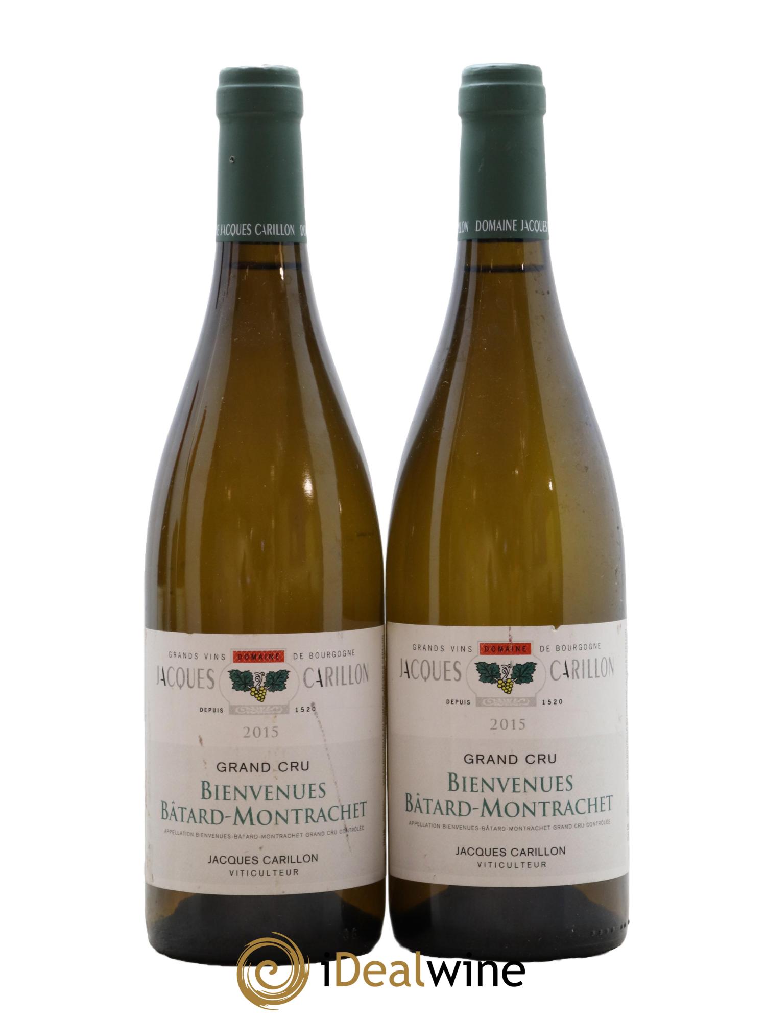 Bienvenues-Bâtard-Montrachet Grand Cru Jacques Carillon (Domaine) 2015 - Lotto di 2 bottiglie - 0