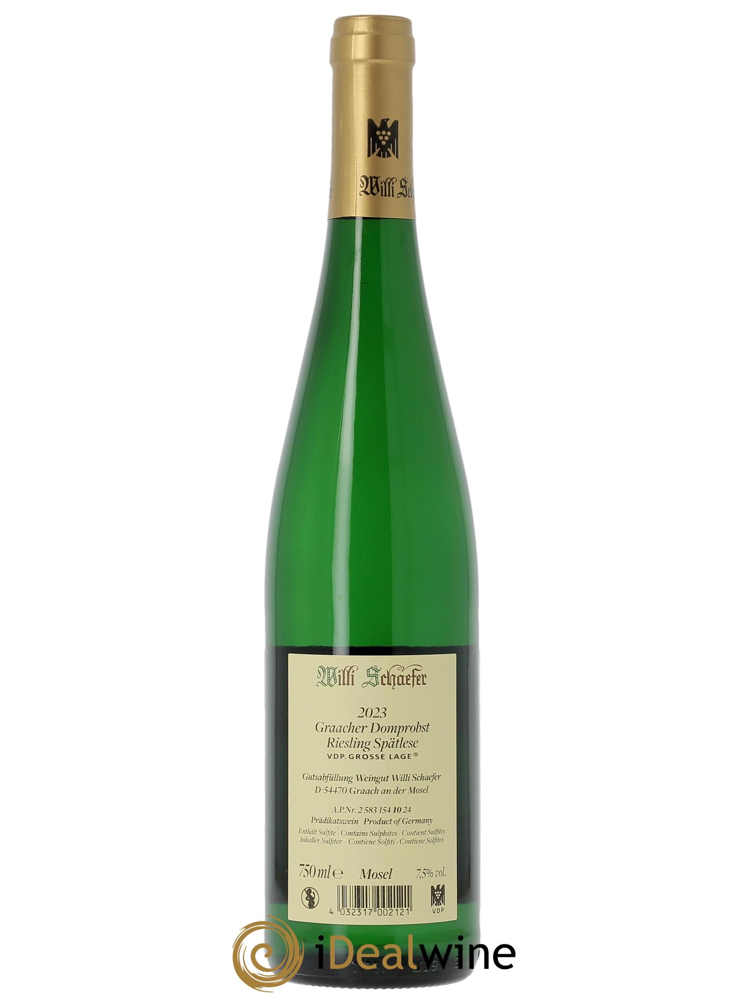 Riesling Willi Schaefer Graacher Domprobst Spatlese 10   2023 - Lot of 1 bottle - 1