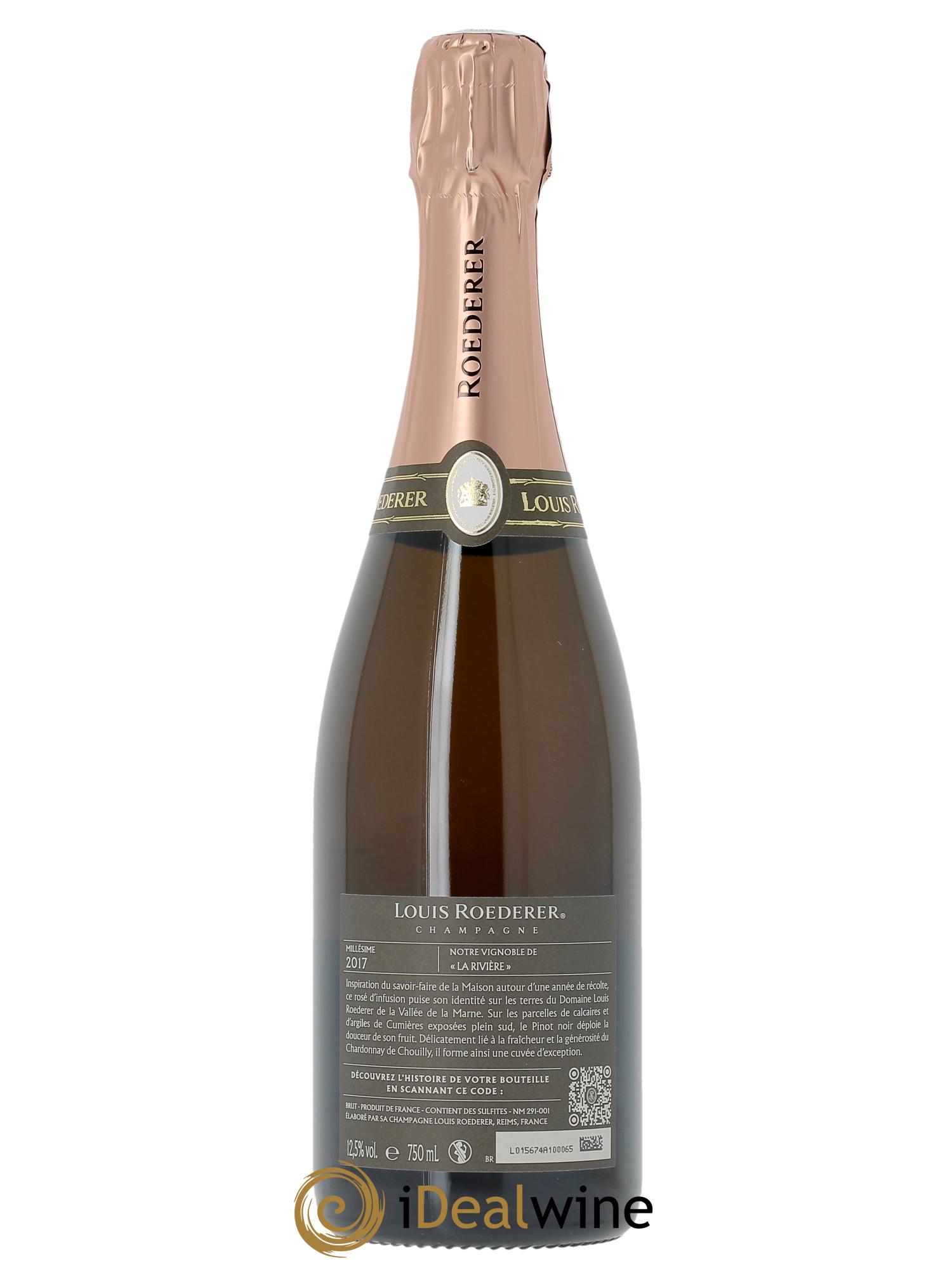 Rosé Brut Louis Roederer  2017 - Lot of 1 bottle - 2