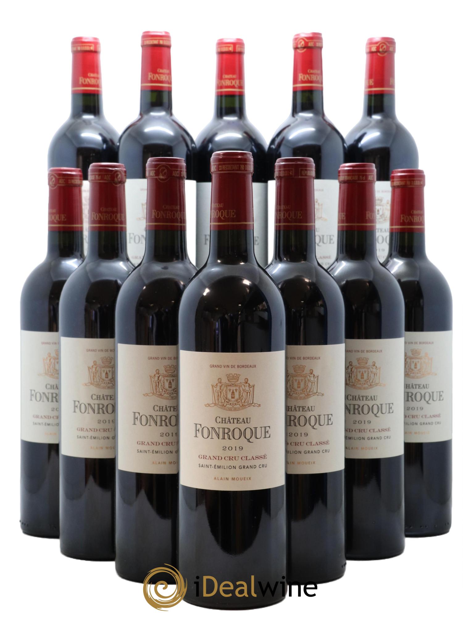 Château Fonroque Grand Cru Classé  2019 - Lot de 12 bouteilles - 0