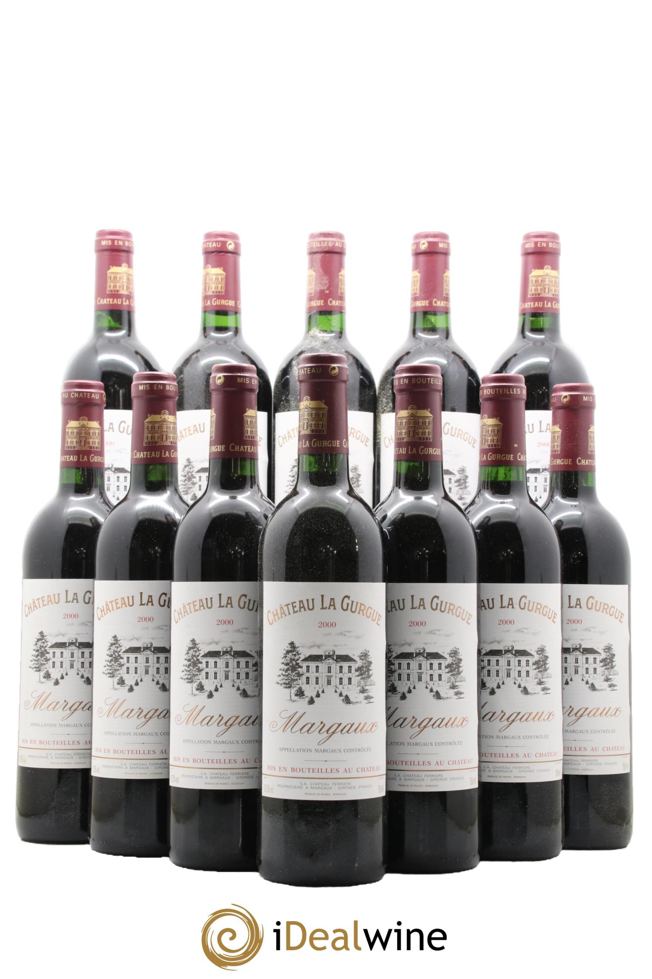 Château la Gurgue Cru Bourgeois 2000 - Lotto di 12 bottiglie - 0