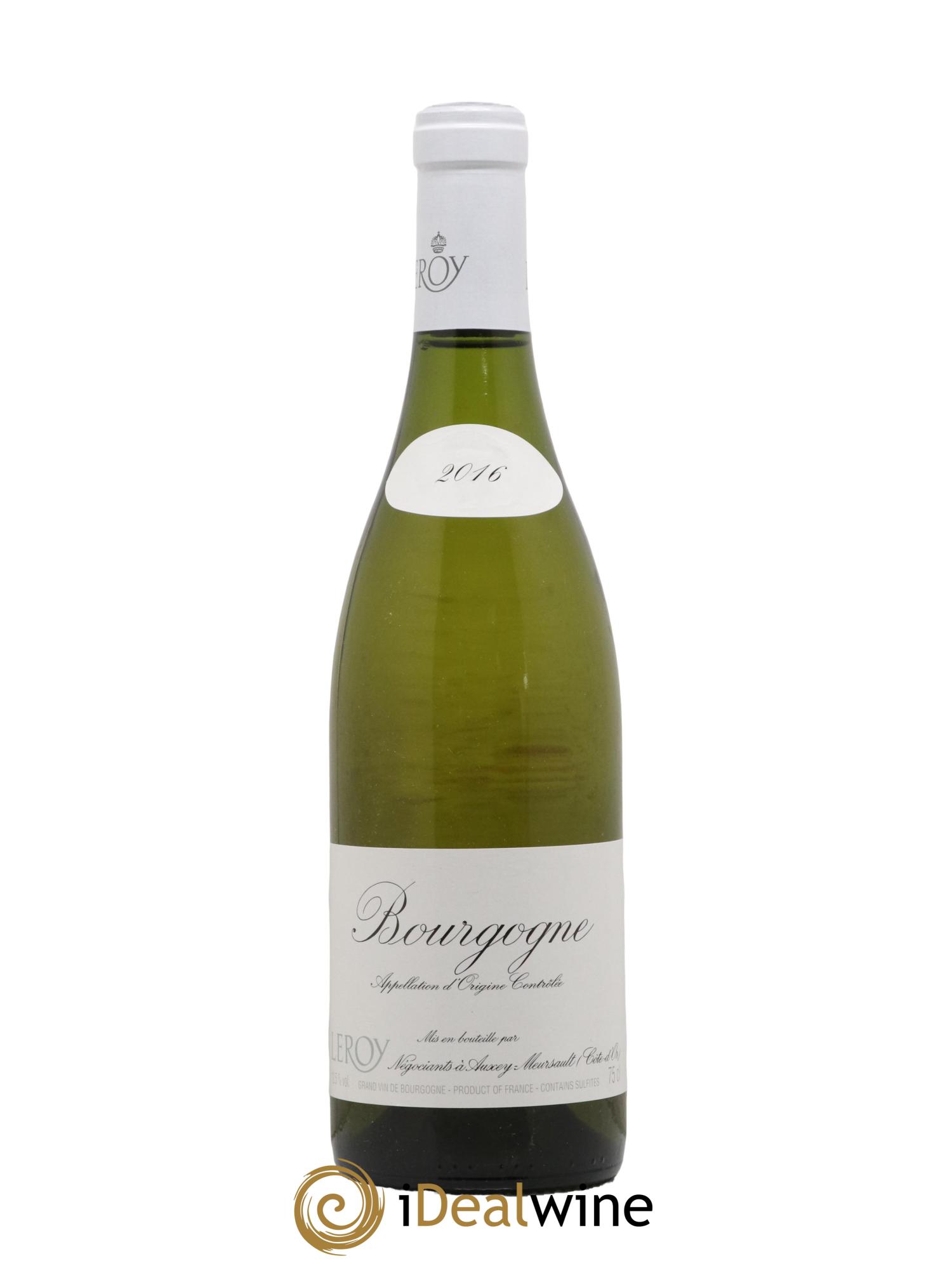 Bourgogne Leroy SA 2016 - Lot de 1 bouteille - 0