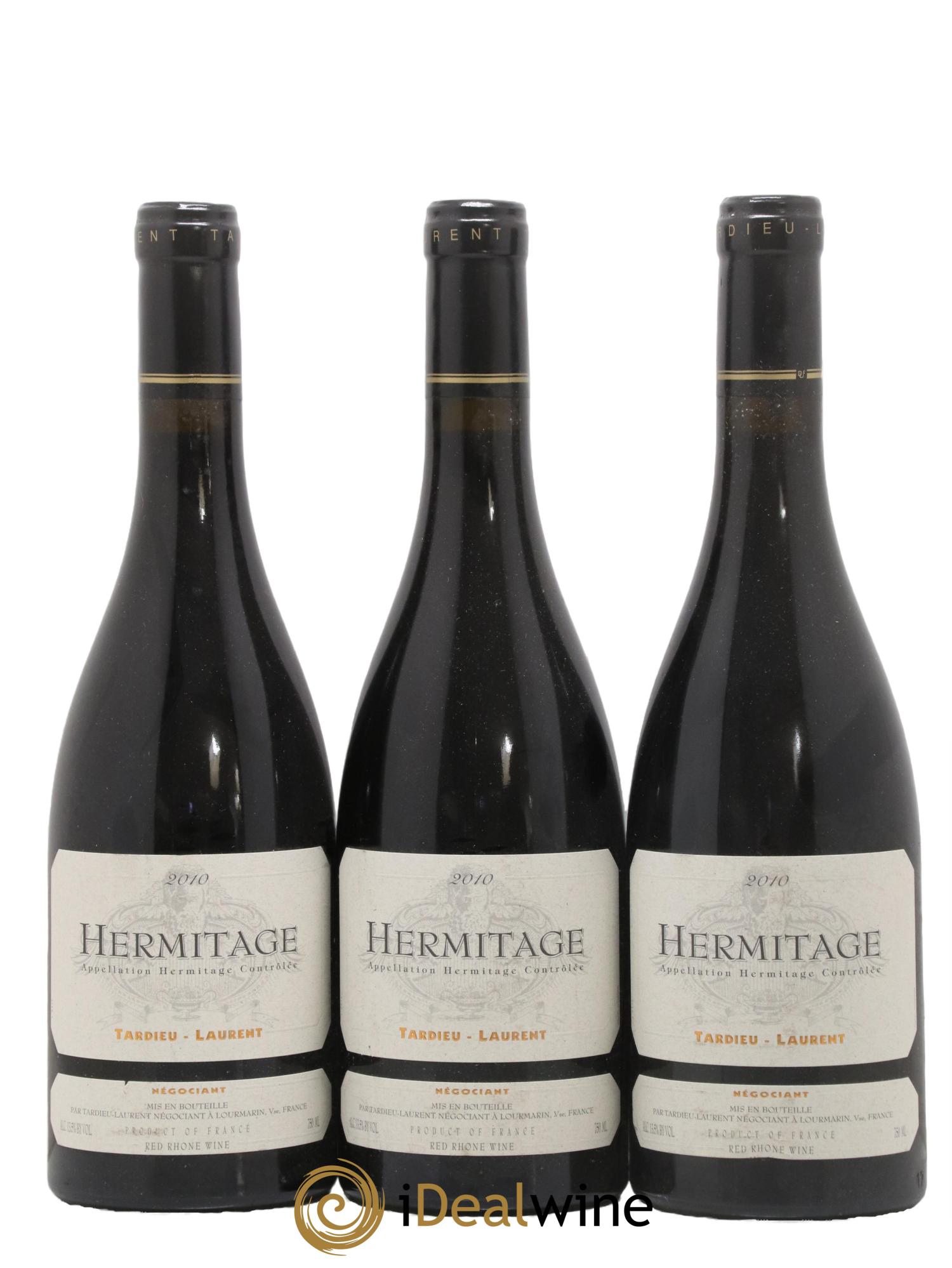 Hermitage Maison Tardieu-Laurent 2010 - Lot de 3 bouteilles - 0