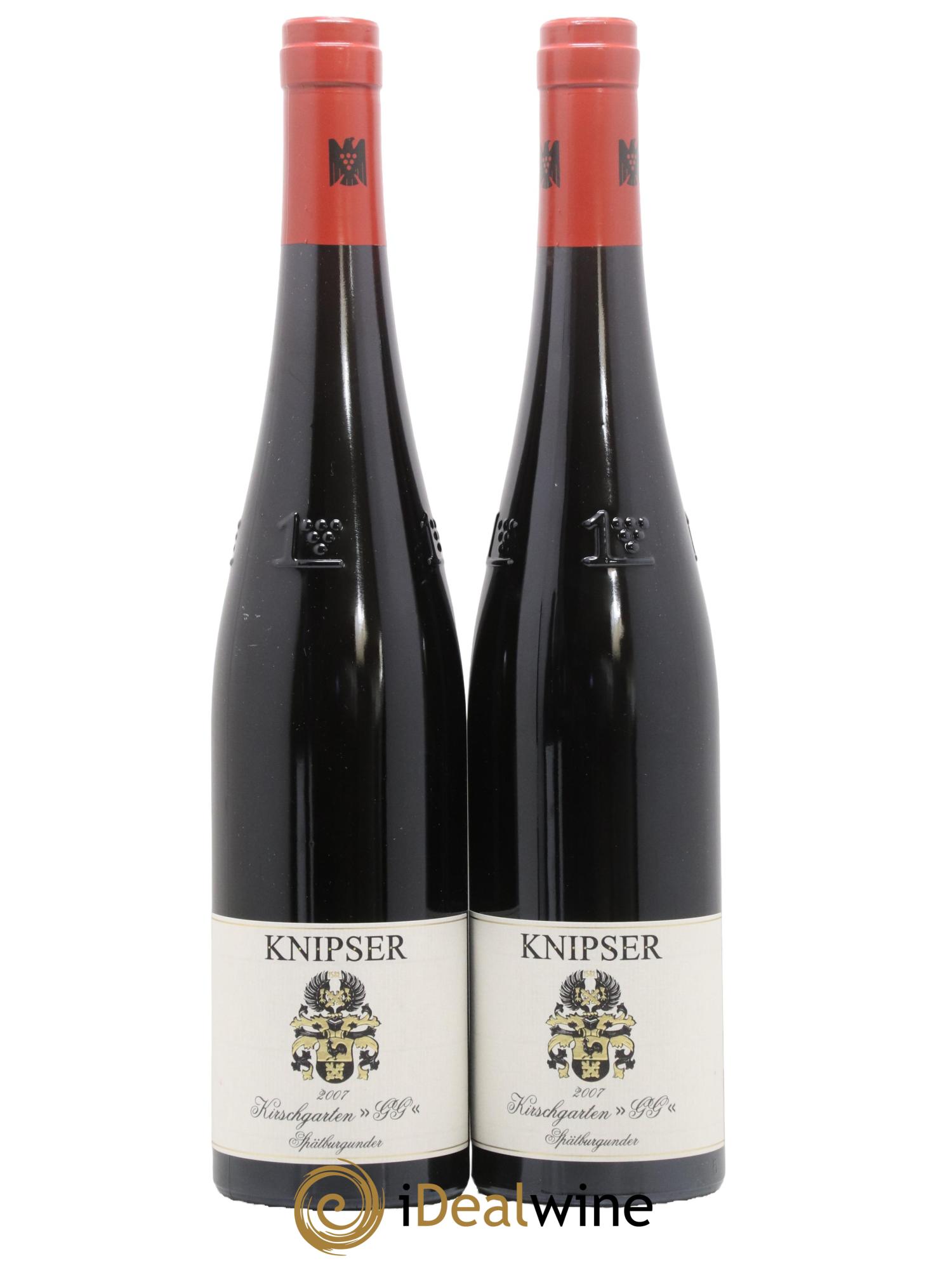 Allemagne Kirschgarten Spatburgunder Grosses Gewachs Weingut Knipser 2007 - Lot de 2 bouteilles - 0