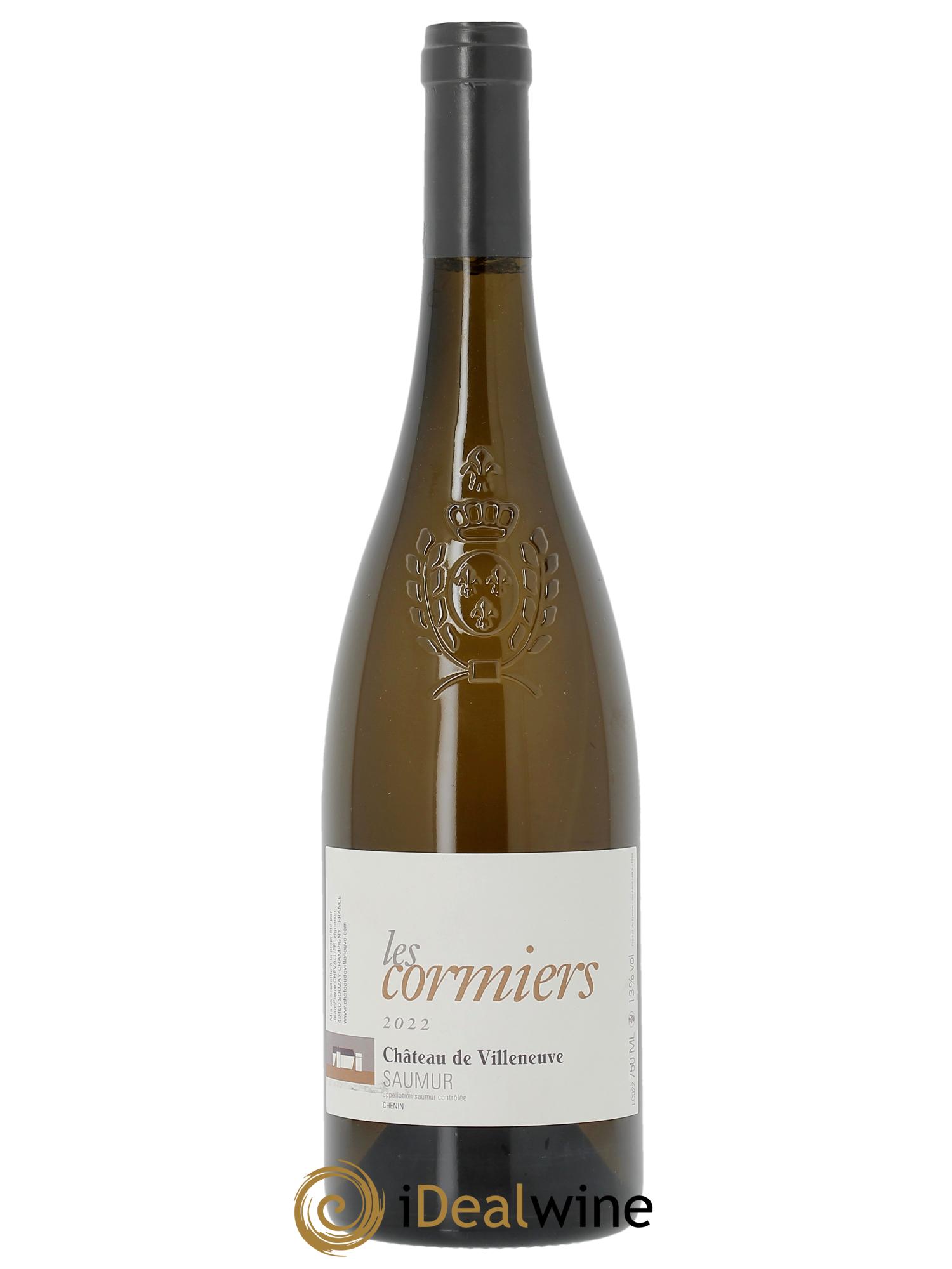 Saumur Les Cormiers Château de Villeneuve  2022 - Lot de 1 bouteille - 0