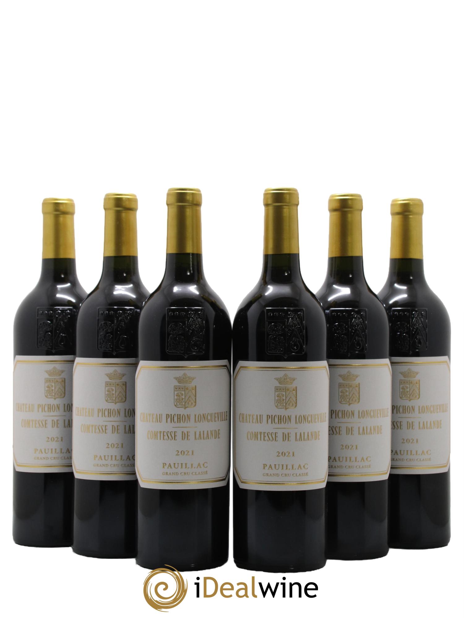 Château Pichon Longueville Comtesse de Lalande 2ème Grand Cru Classé 2021 - Lot de 6 bouteilles - 0