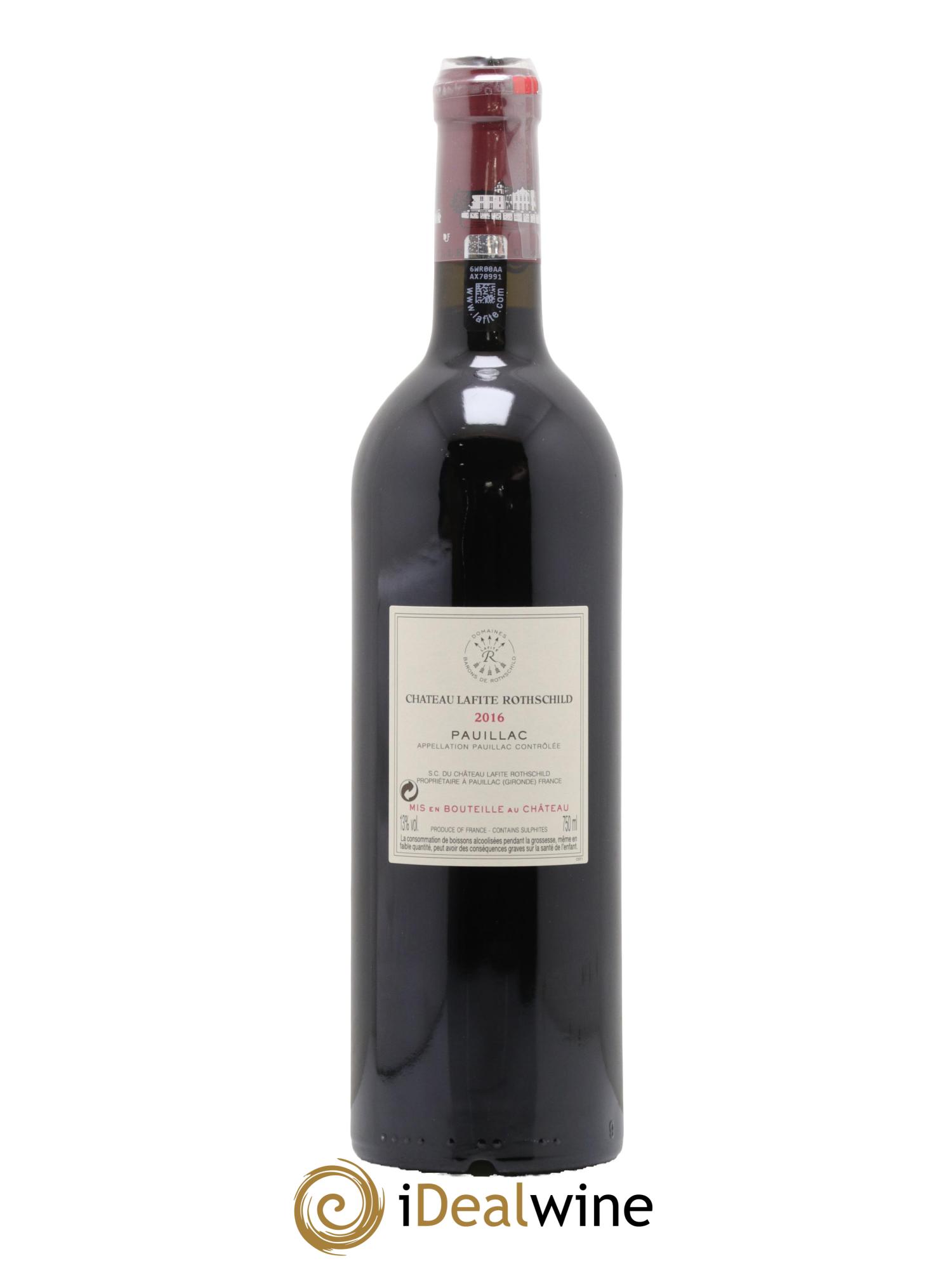 Château Lafite Rothschild 1er Grand Cru Classé 2016 - Lotto di 1 bottiglia - 1