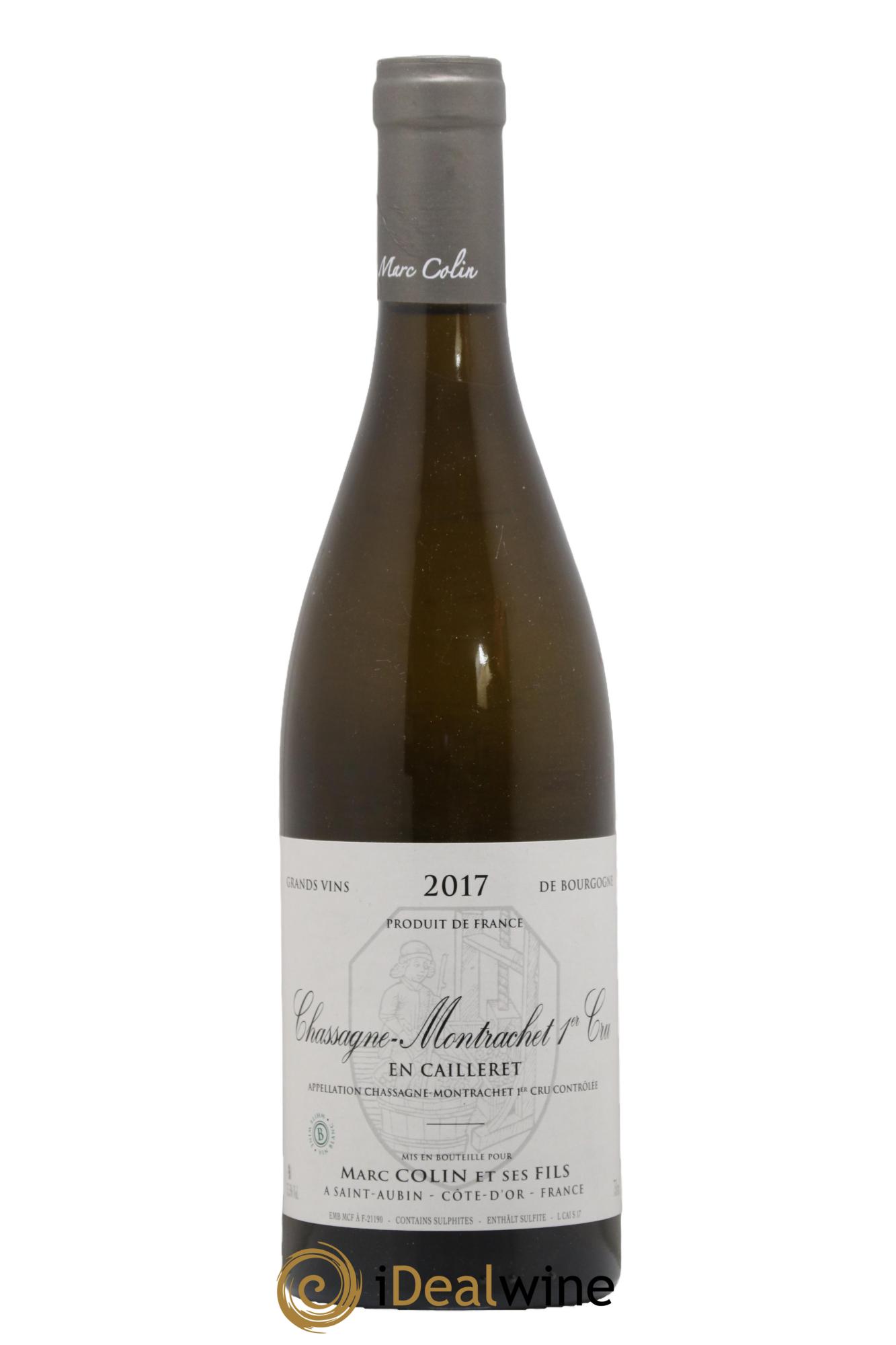 Chassagne-Montrachet 1er Cru Les Caillerets Marc Colin & Fils 2017 - Posten von 1 Flasche - 0