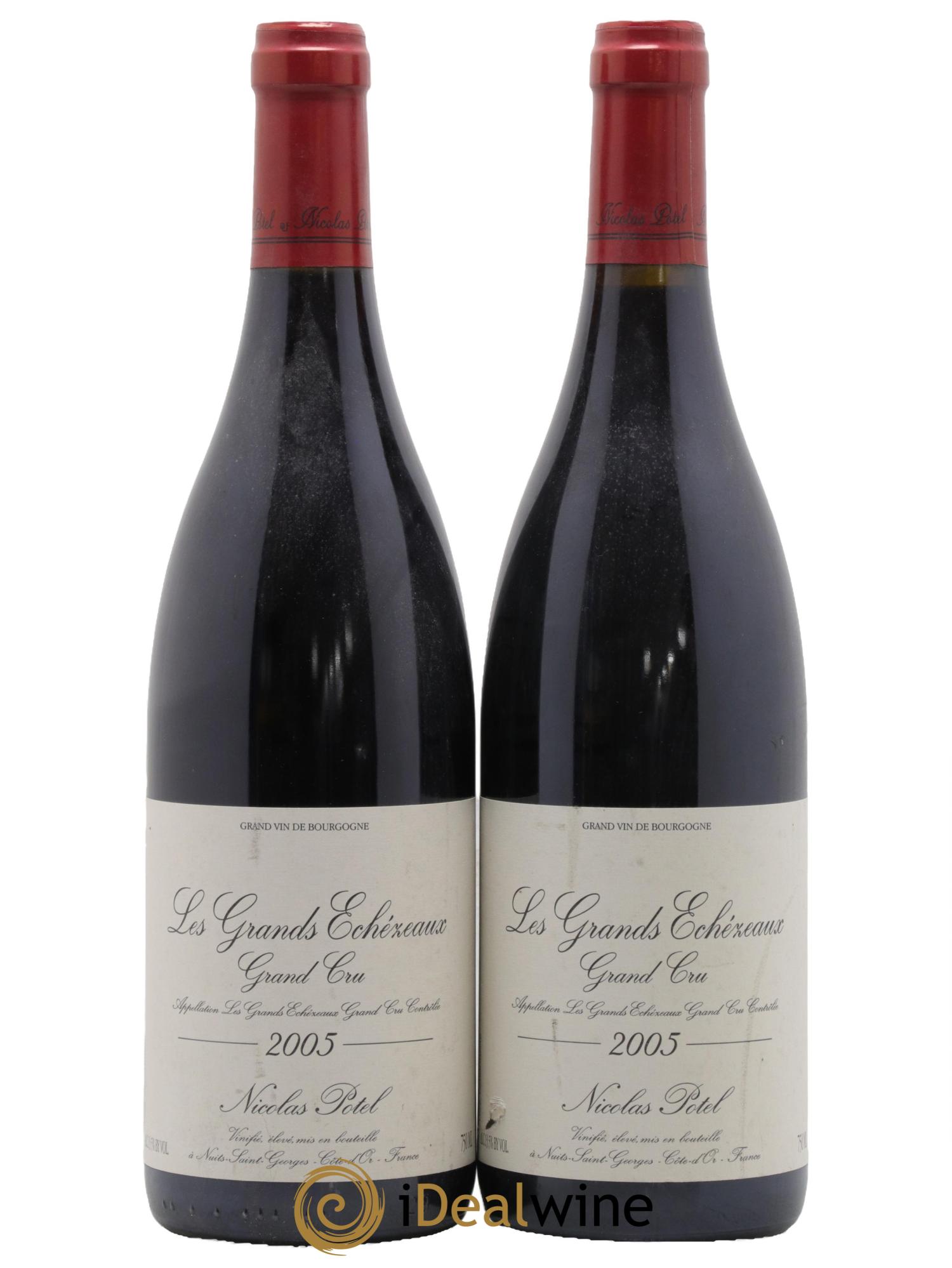 Grands Echézeaux Grand Cru Nicolas Potel 2005 - Lotto di 2 bottiglie - 0