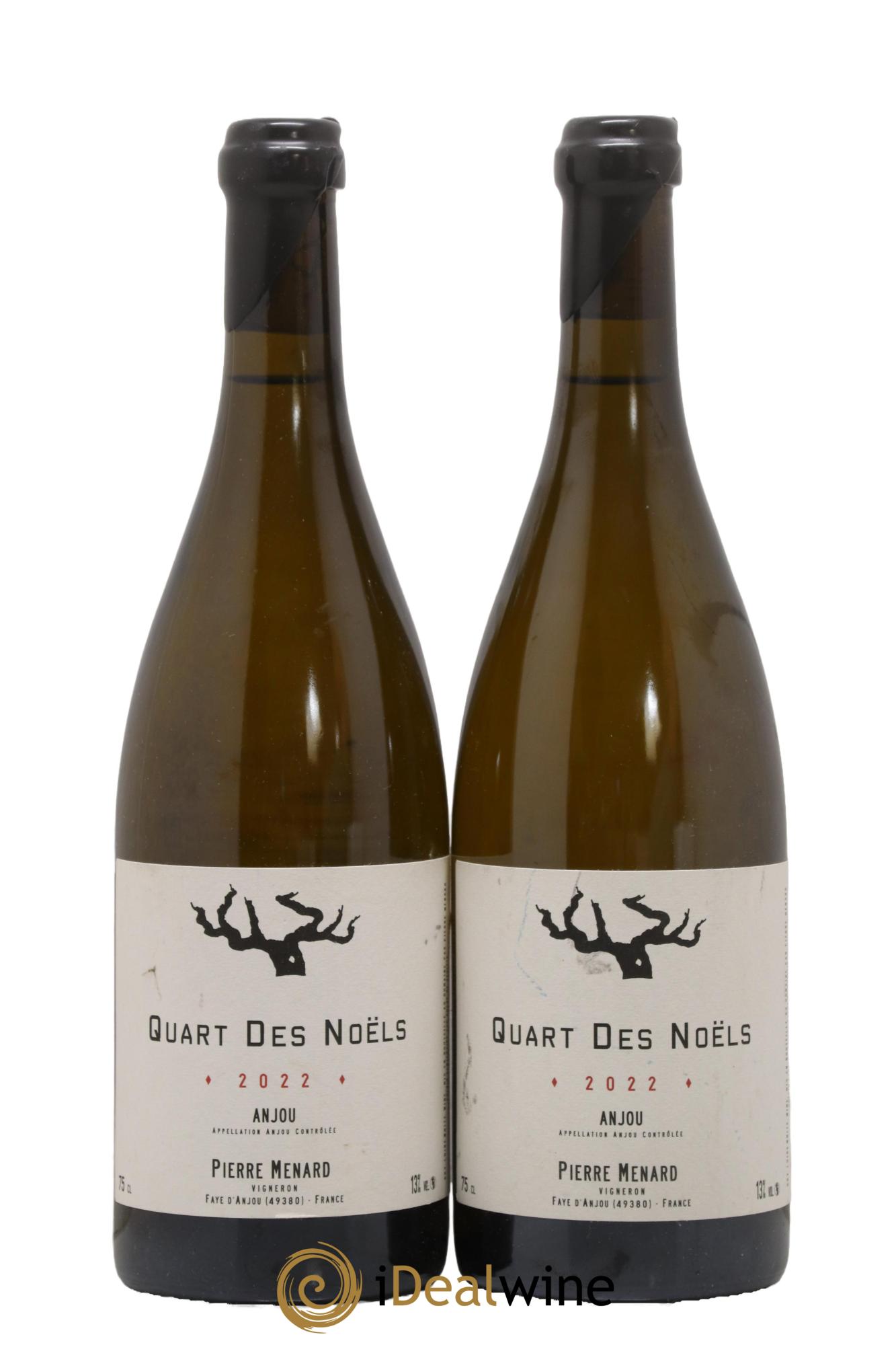 Anjou Le Quart des Noëls Pierre Ménard  2022 - Lot de 2 bouteilles - 0