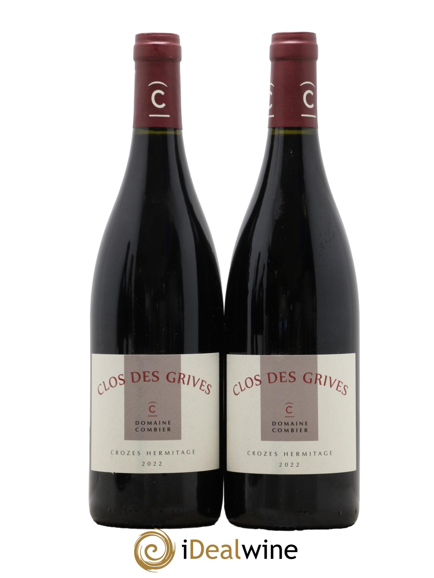 Crozes-Hermitage Clos des Grives Combier 2022 - Lot of 2 bottles - 0