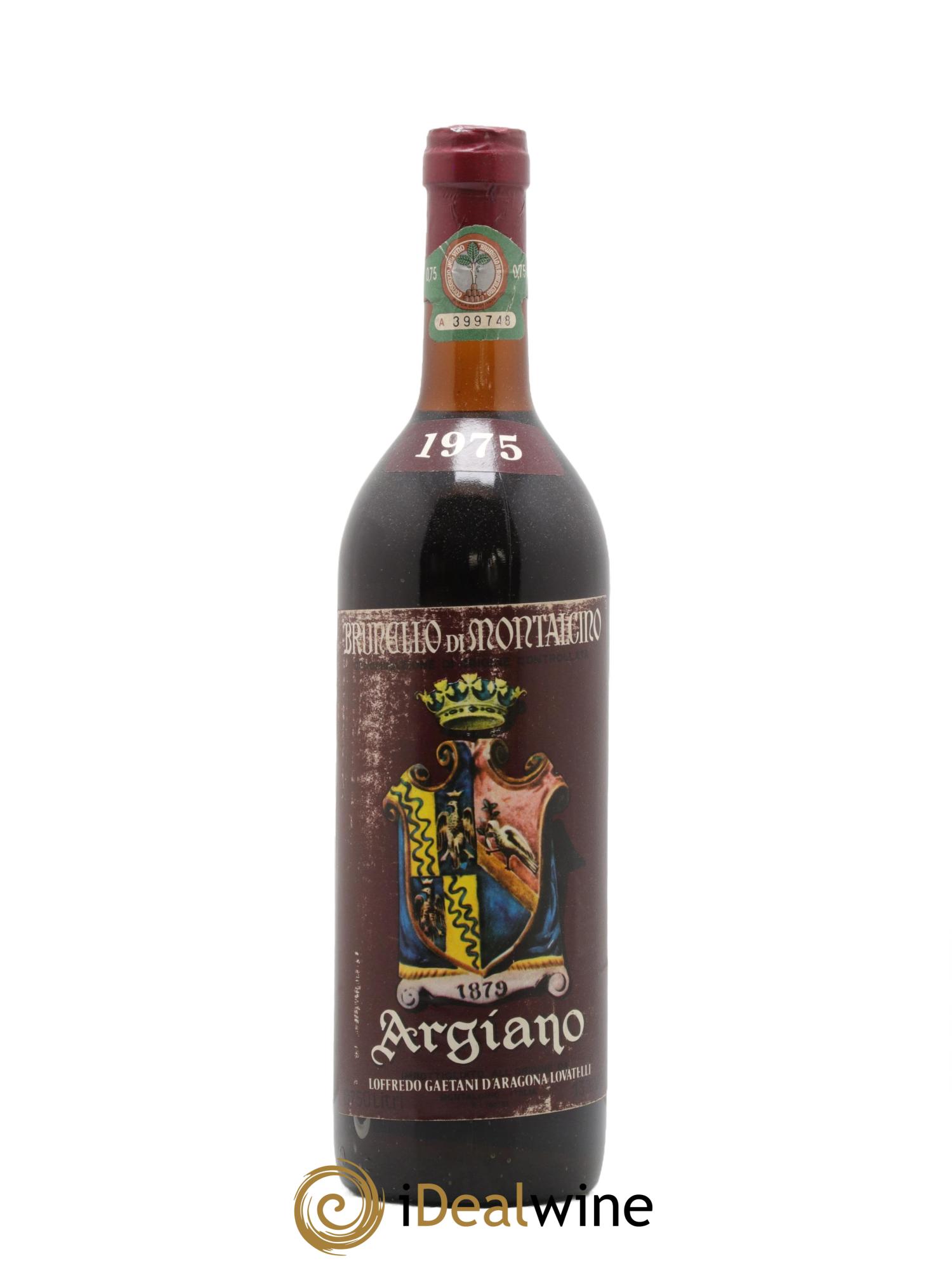 Brunello di Montalcino DOCG Argiano 1975 - Lotto di 1 bottiglia - 0