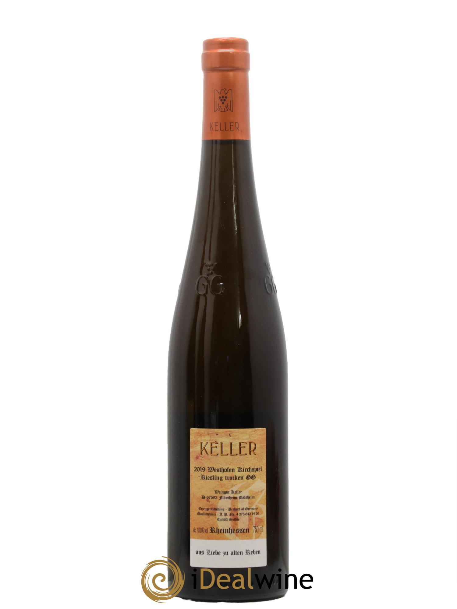 Riesling Trocken Westhofen Kirchspiel Keller 2019 - Lotto di 1 bottiglia - 1